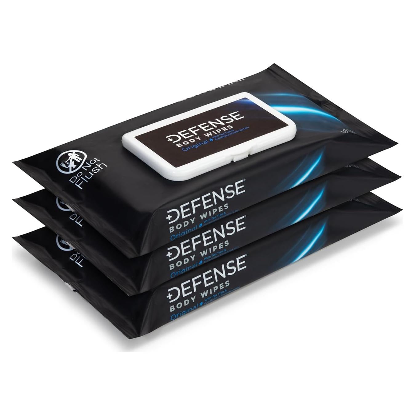 Toallitas Corporales Naturales Defense Soap - 40 Unidades