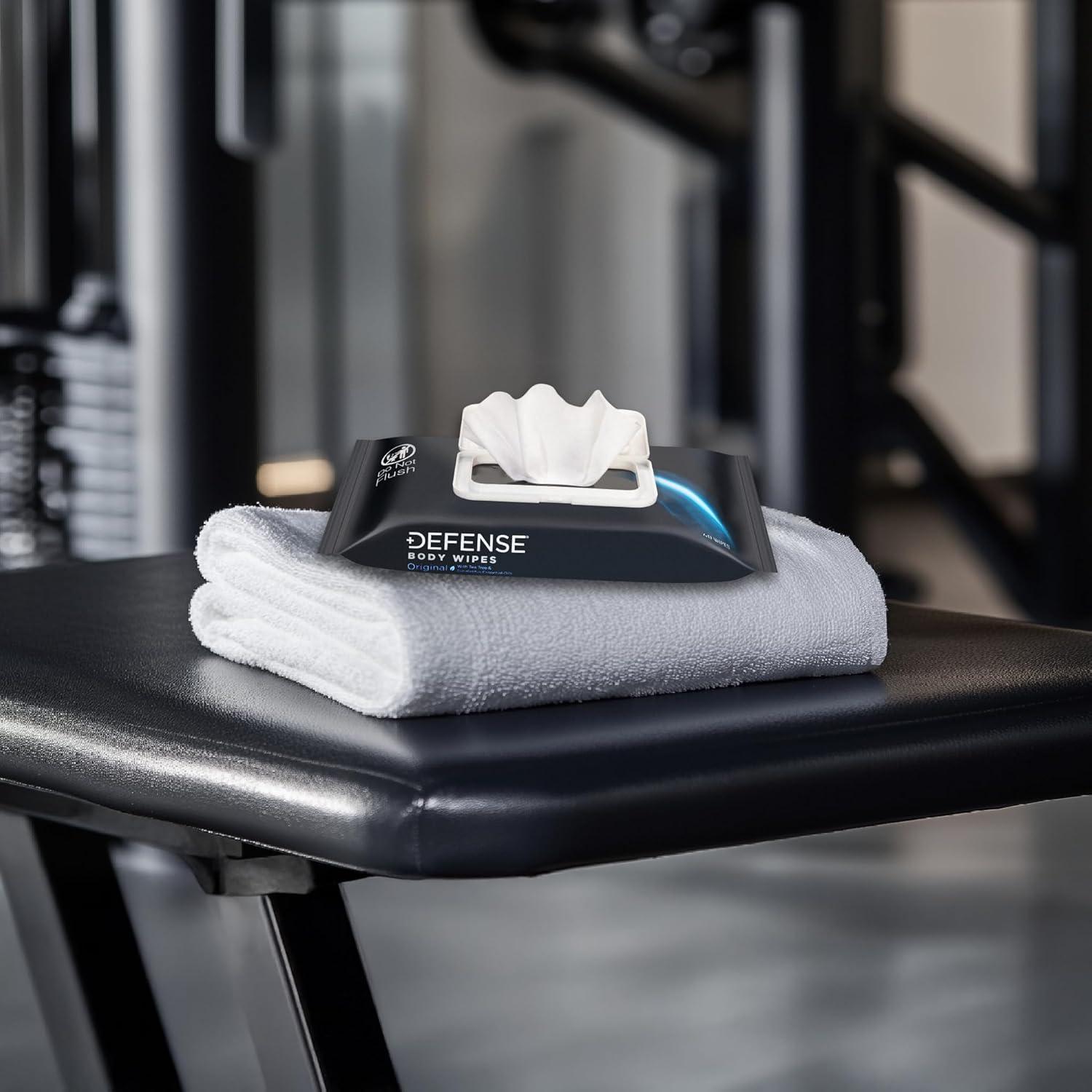 Toallitas Corporales Naturales Defense Soap - 40 Unidades