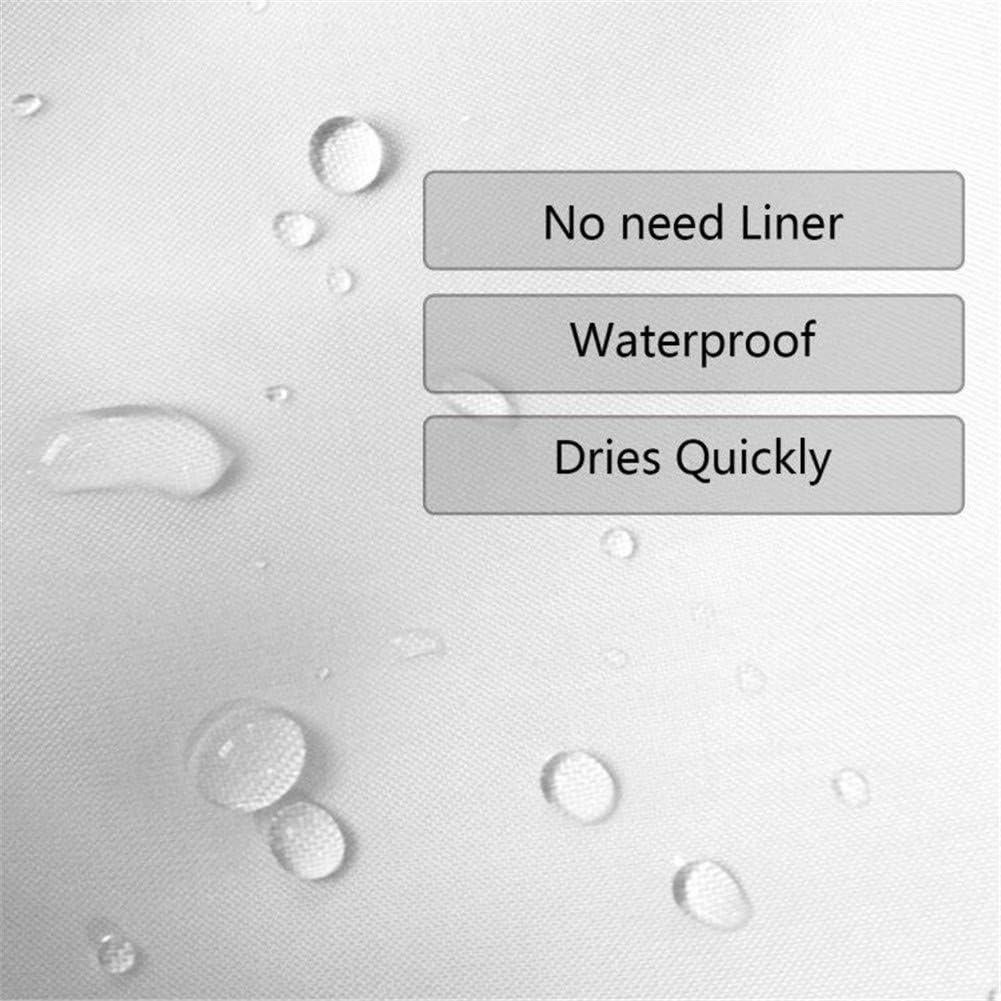 Cortina de Ducha MERCHR Rústica 121.92x182.88 cm Impermeable