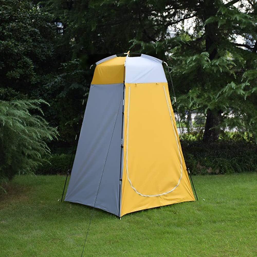 Carpa Privada Lixada 1 Persona 180cm Impermeable Amarillo