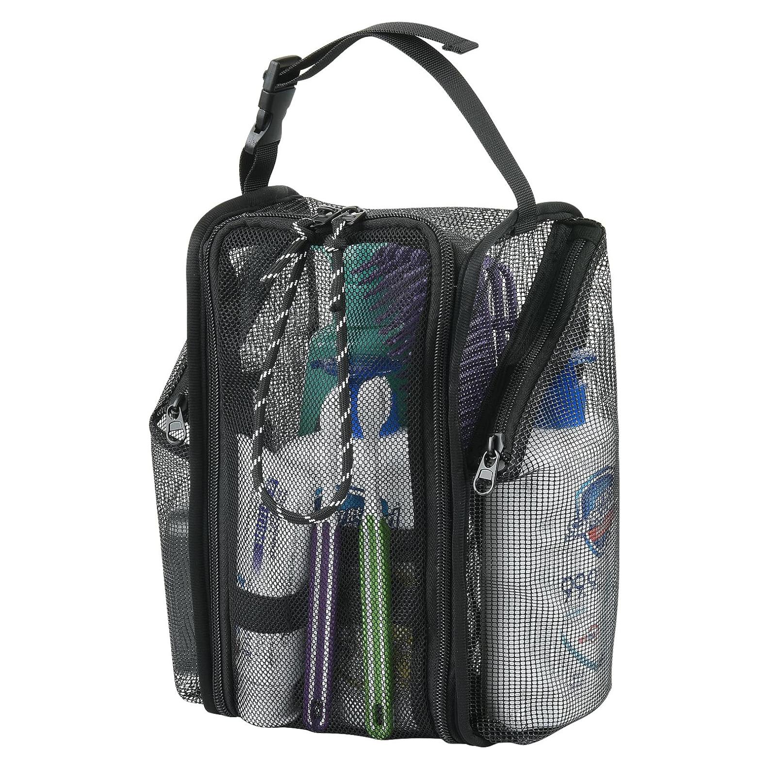 Organizador de Ducha Portátil Cosmos, Malla Secado Rápido 25.4x15.2cm