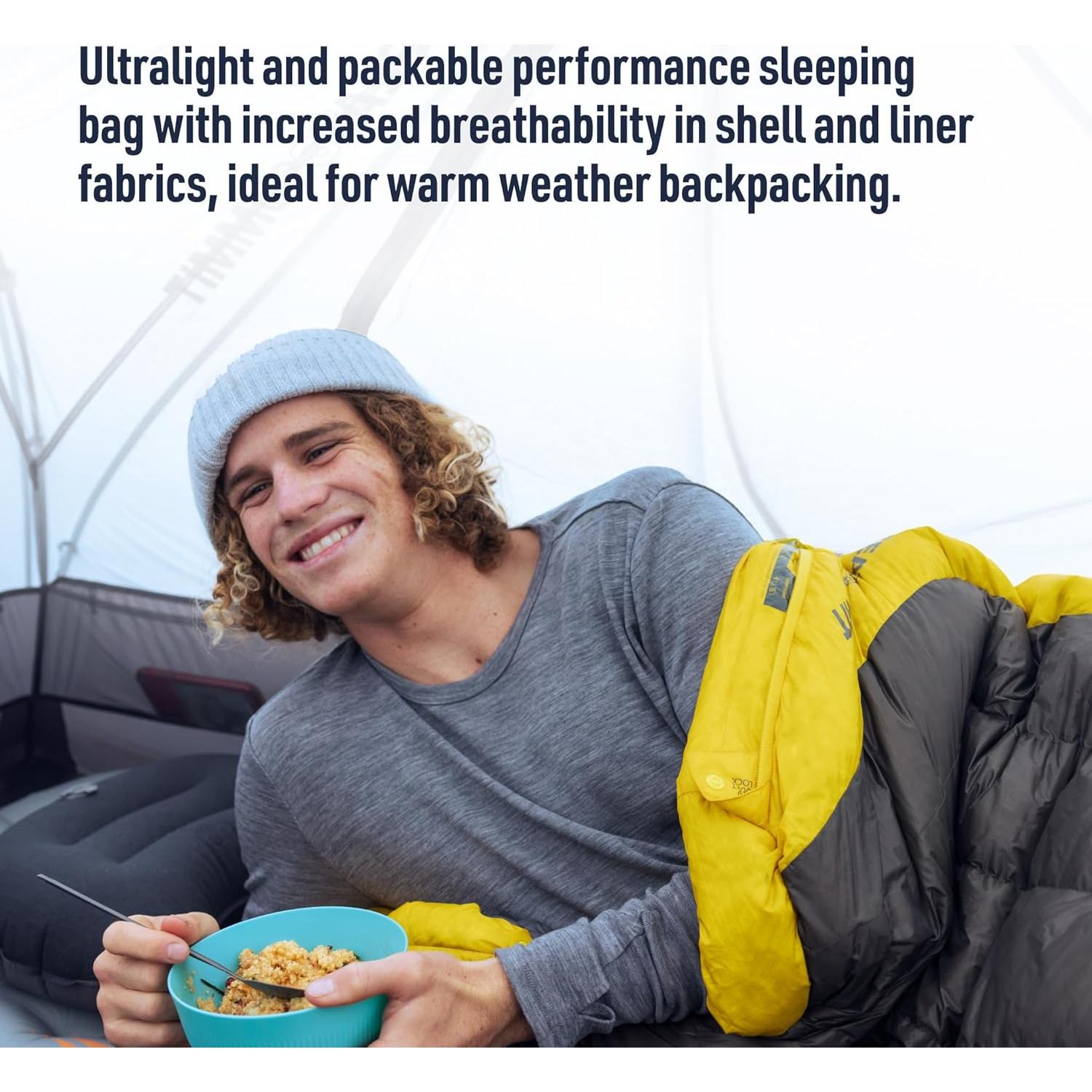 Sistema de Sueño Sea to Summit: Saco de Dormir Spark + Almohada Aeros