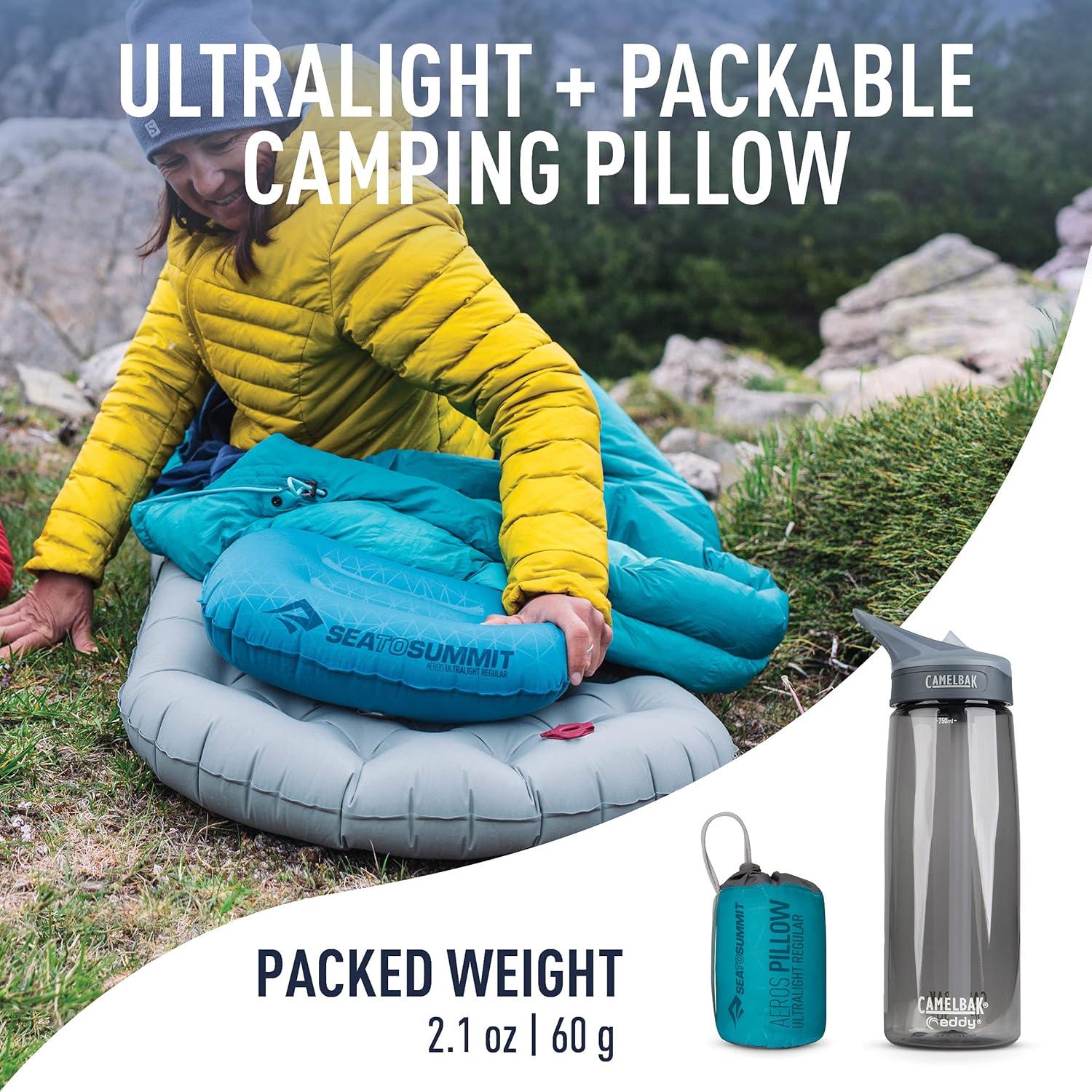 Sistema de Sueño Sea to Summit: Saco de Dormir Spark + Almohada Aeros