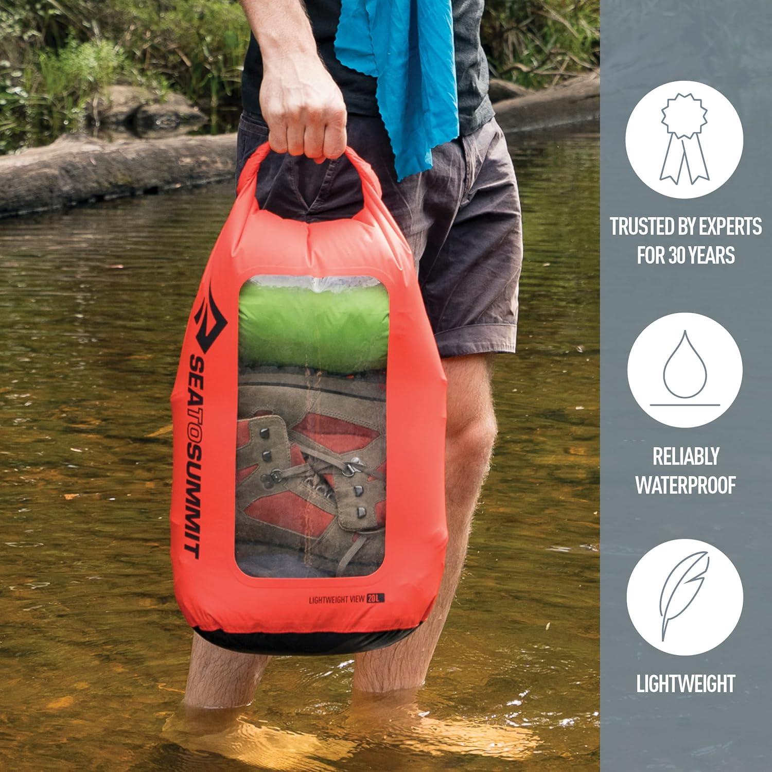 Saco Seco Impermeable Sea to Summit View 4 Litros Rojo