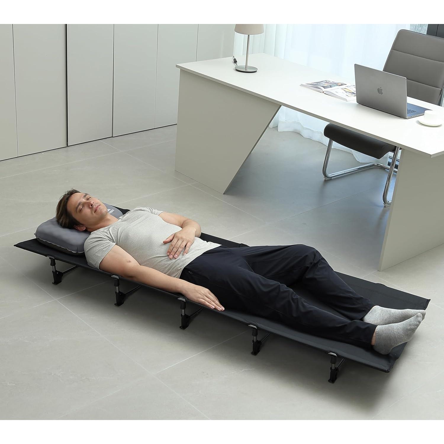 Almohada Inflable MARCHWAY para Camping y Viajes - Gris