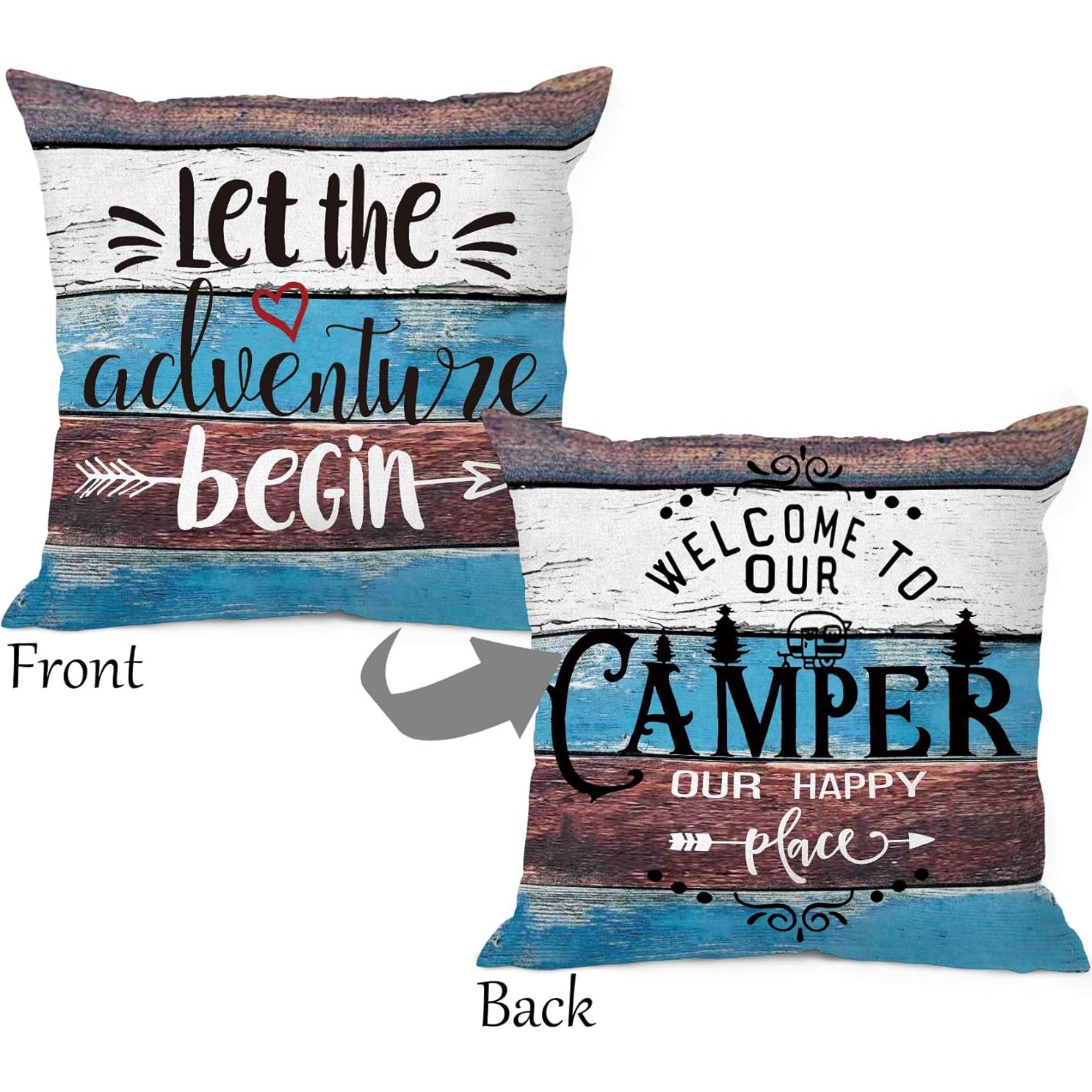 Funda de Cojín Cuadrada 45.72 cm Franela MIXDING Rústica