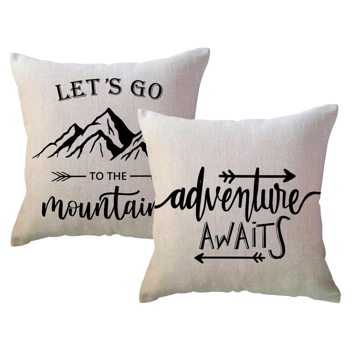 Funda de Cojín Decorativa Aventura ULOVE AMATE Set de 2 45x45cm