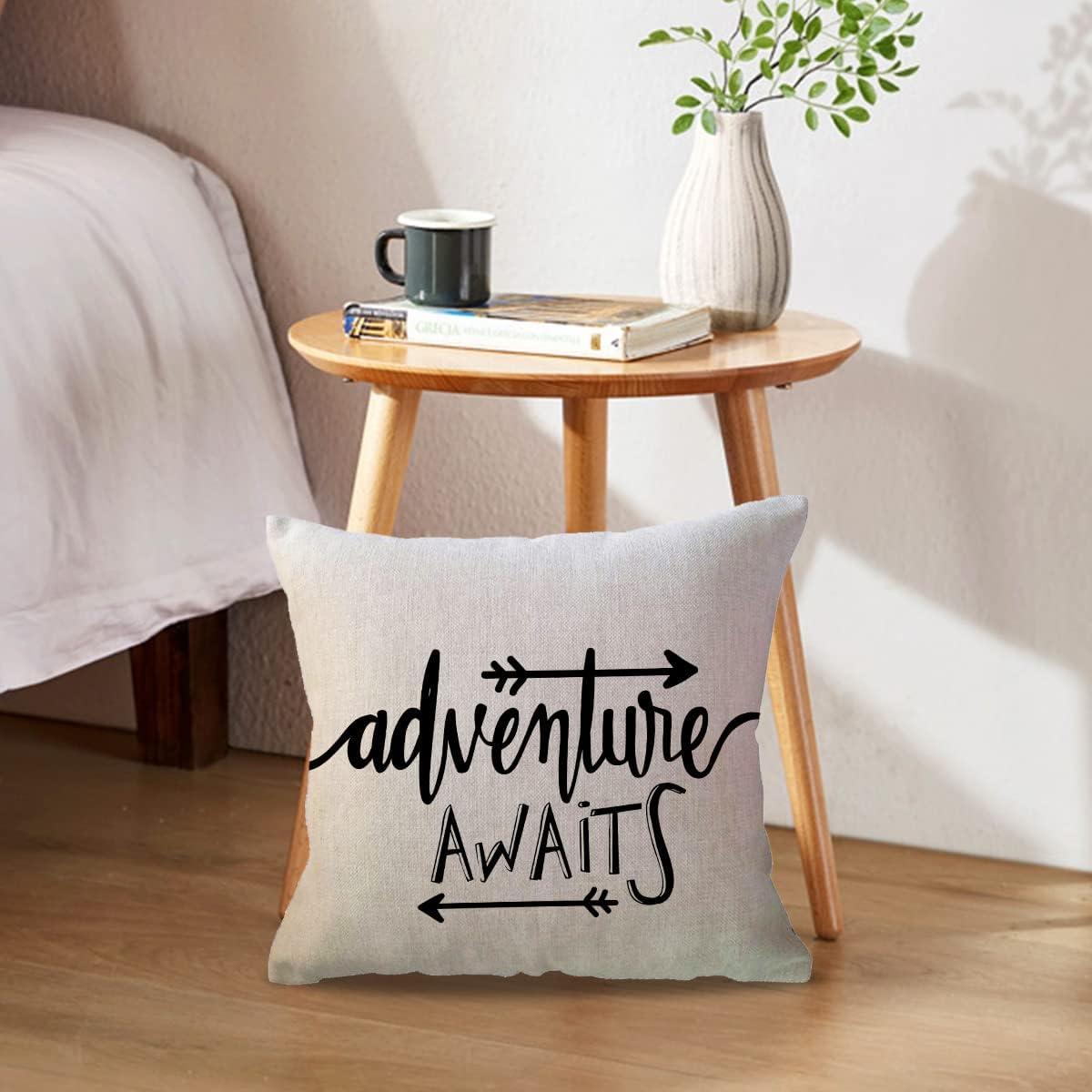 Funda de Cojín Decorativa Aventura ULOVE AMATE Set de 2 45x45cm