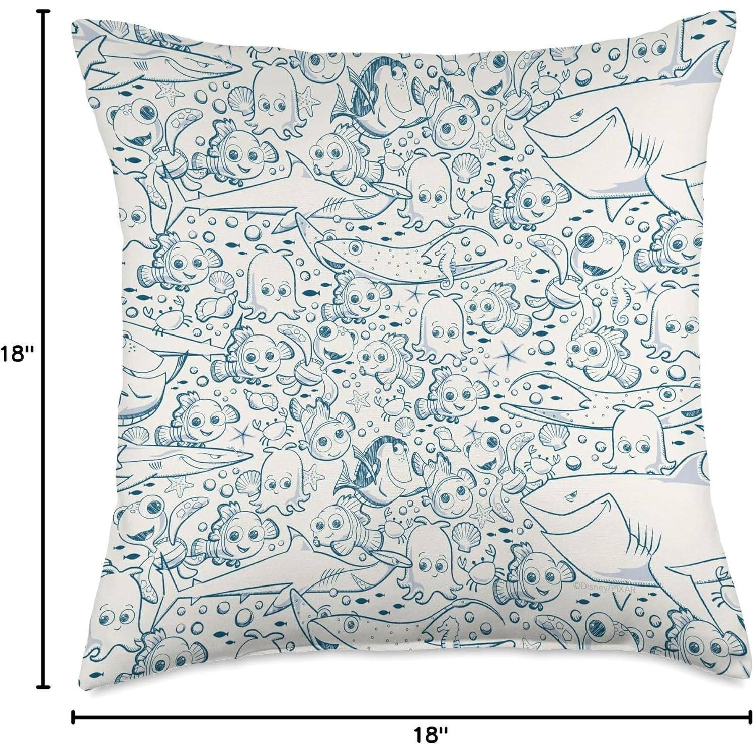 Cojín de Lanzamiento Pixar Disney Buscando a Nemo 45x45 cm