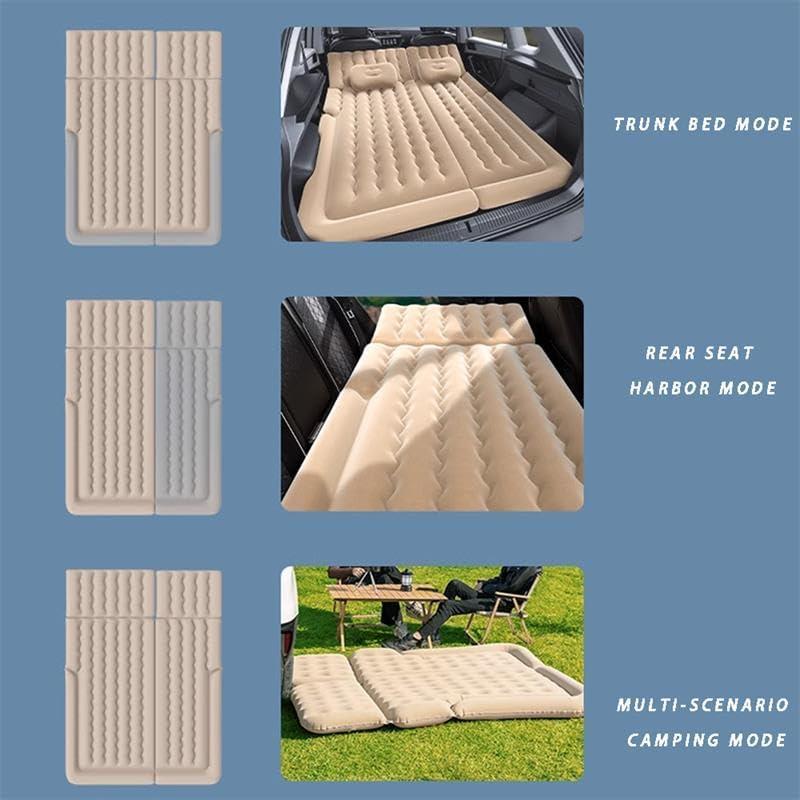 Colchón de Aire Inflable para Coche WHYZNB con Bomba y Almohadas