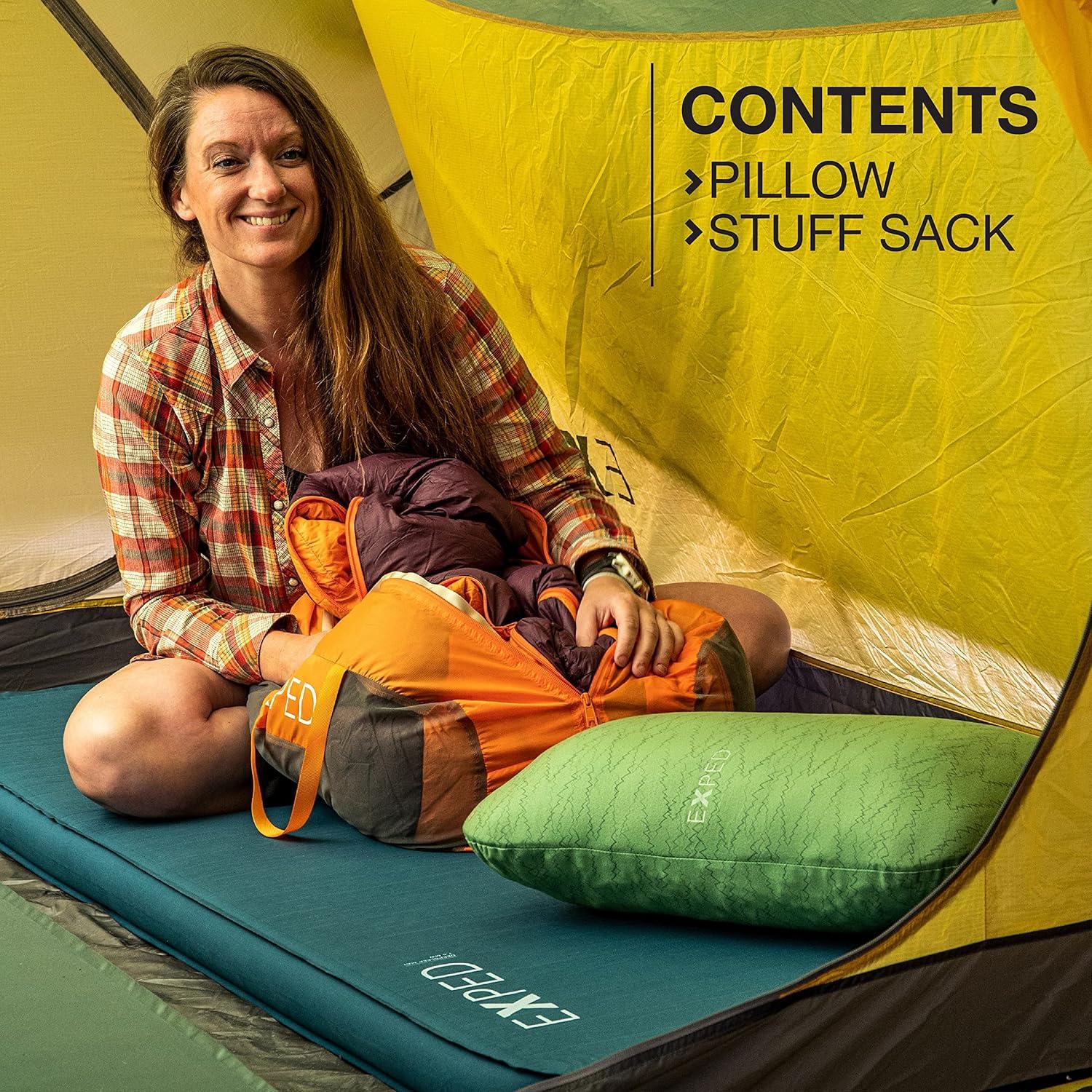 Almohada de viaje Exped Trailhead - Espuma viscoelástica 52x33 cm