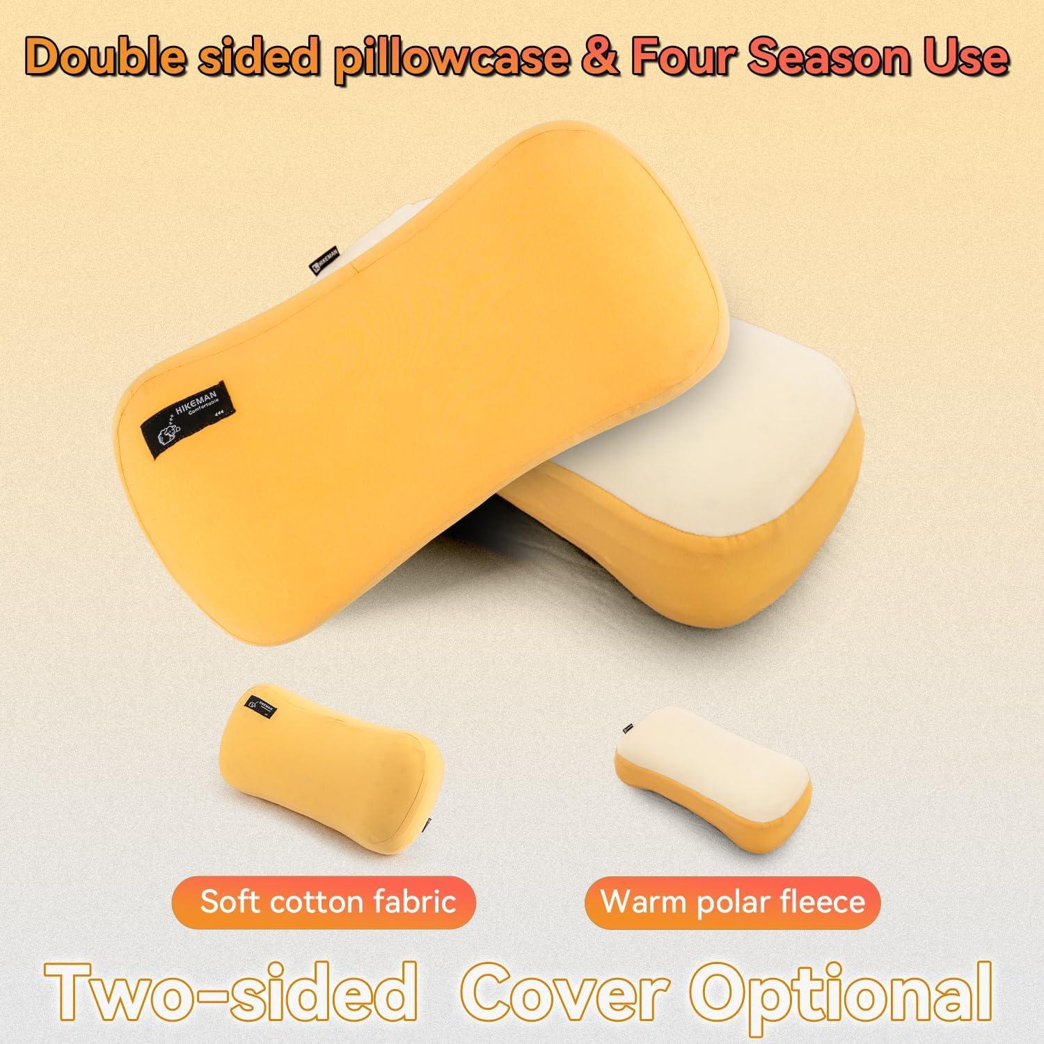 Almohada de Camping HIKEMAN Espuma de Memoria 38x25x10 cm