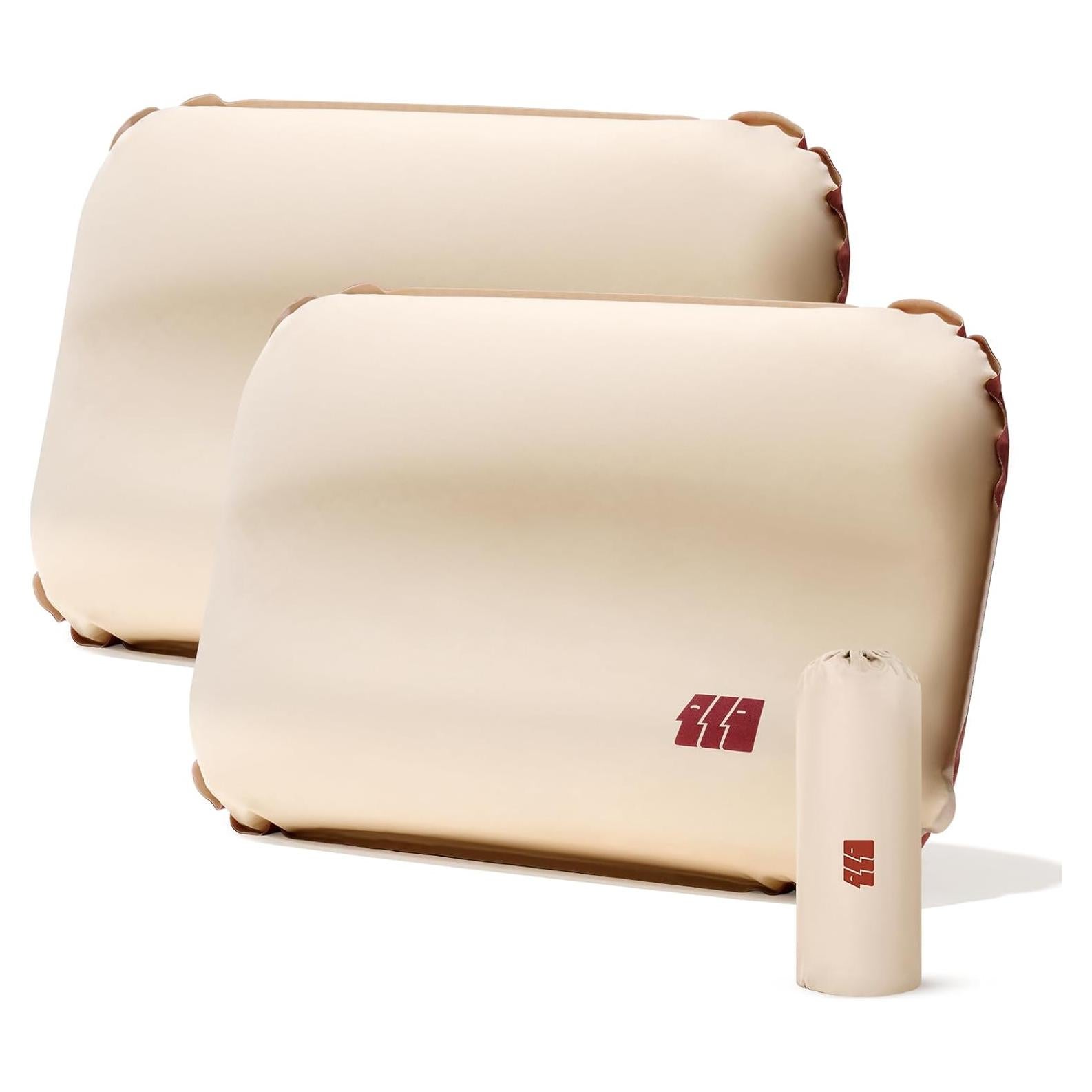 Almohada de Camping TANSTRIDER CP-03 Inflable 2 Pack Ergonómica