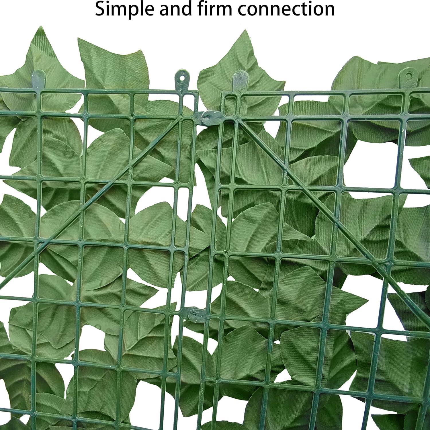 Panel de Hiedra Artificial ODTORY 101,6x406,4 cm Verde