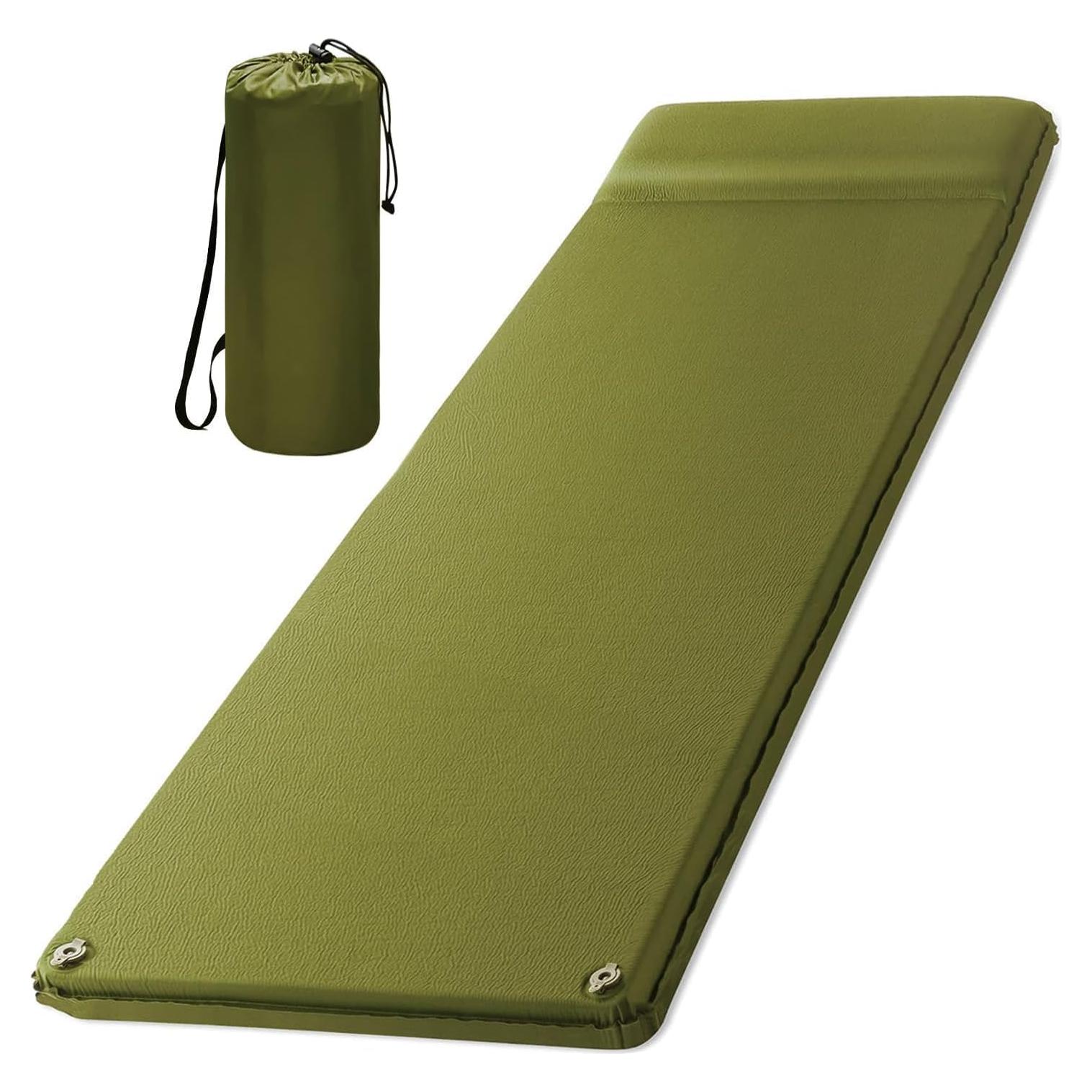 Colchoneta Autoinflable ABTOHE 195x68x7.87 cm Espuma Memoria