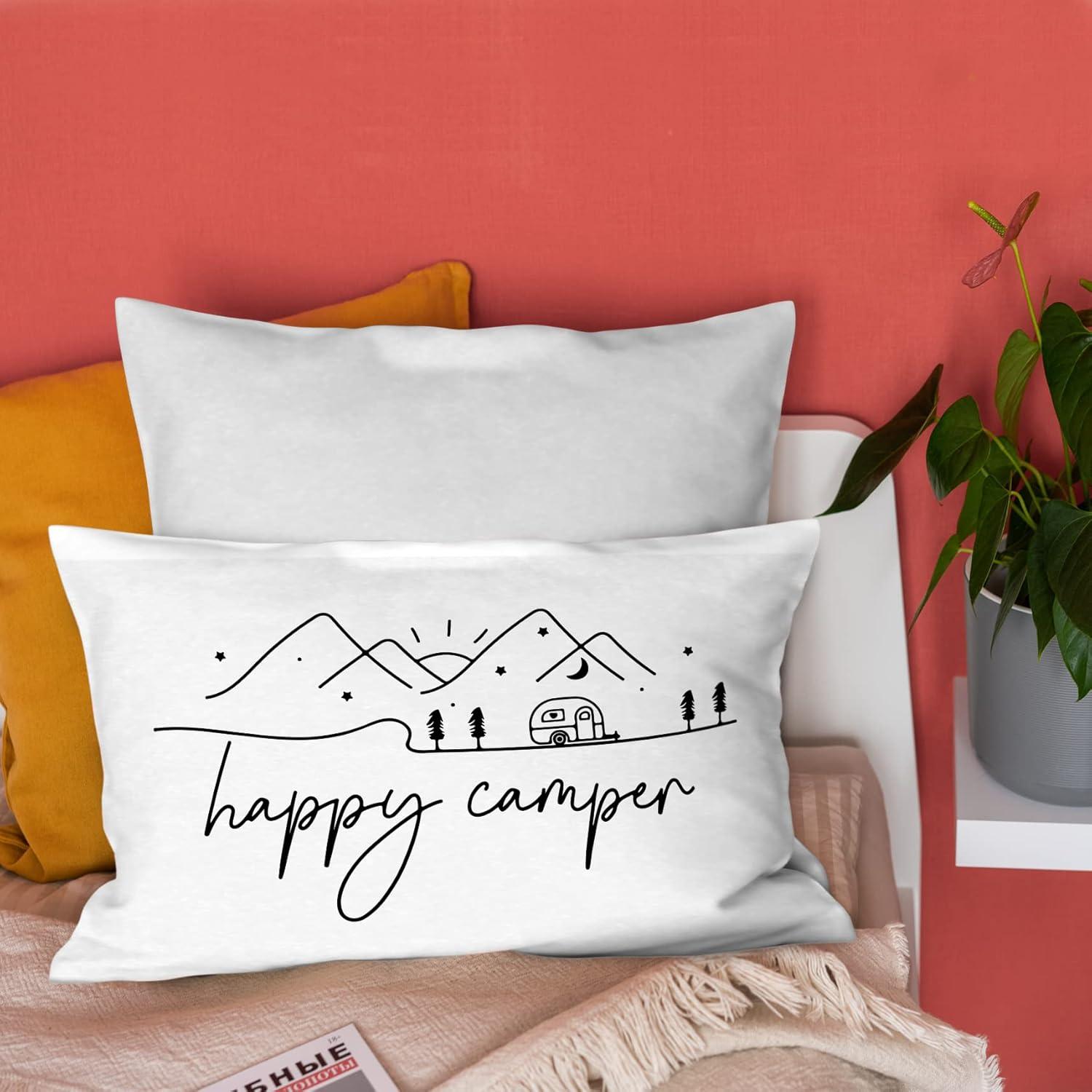 Funda de Almohada Decorativa Burosev 30x50 cm Flanela Rústica