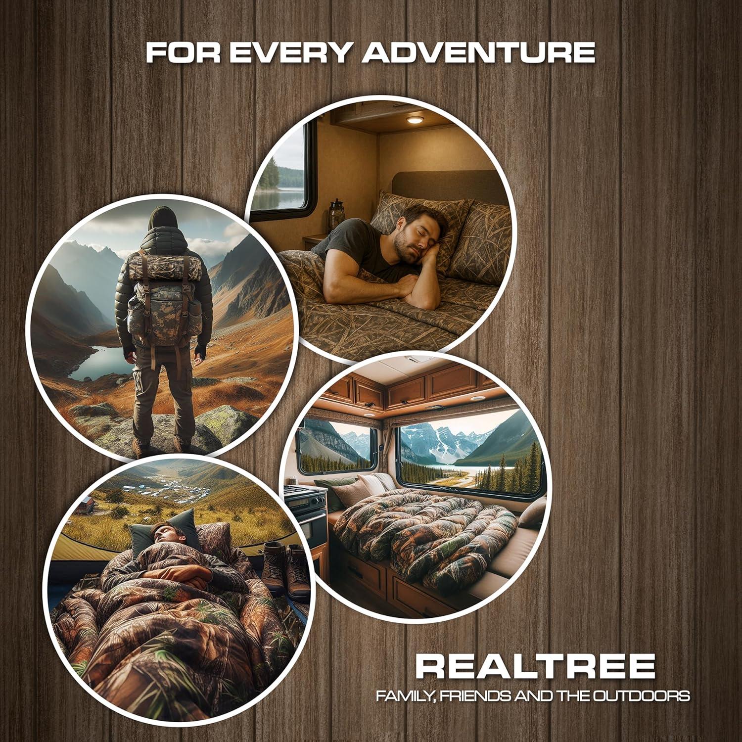 Conjunto Edredón Twin VISI-ONE Camo Max 7 Microfibra 2 Piezas