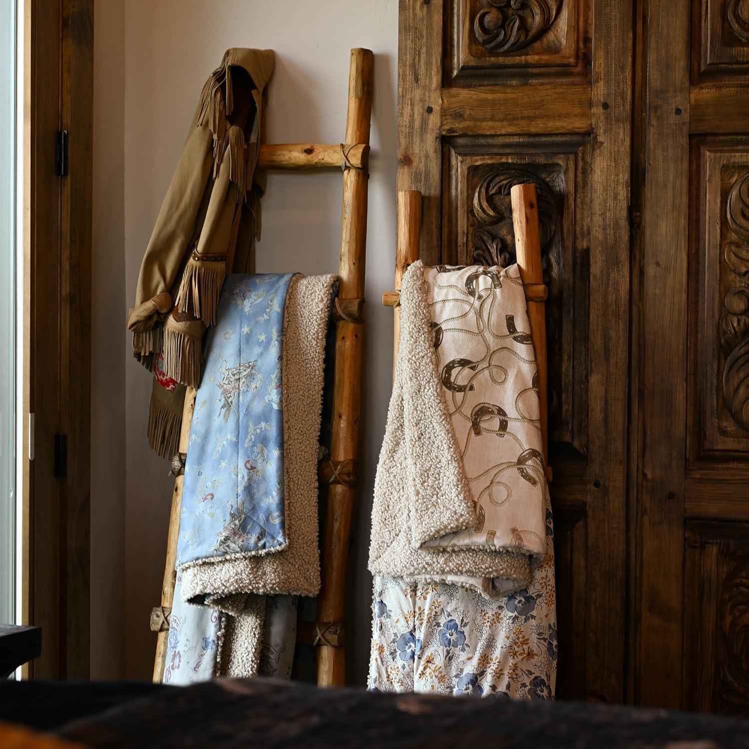 Manta Tasha Polizzi Paseo Road 127x152 cm Floral Azul Amarillo