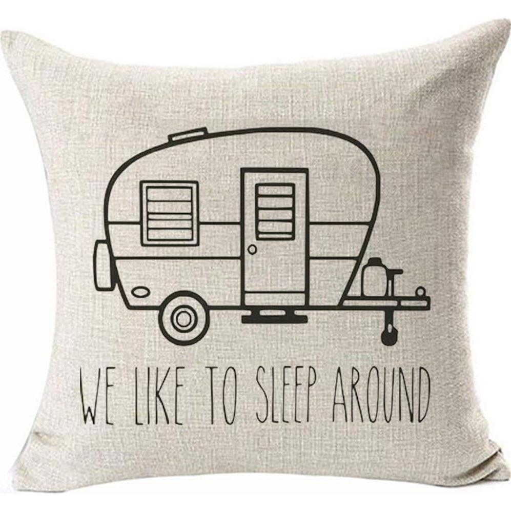 Funda de Almohada Decorativa FaceYee 45.72cm Algodón Lino