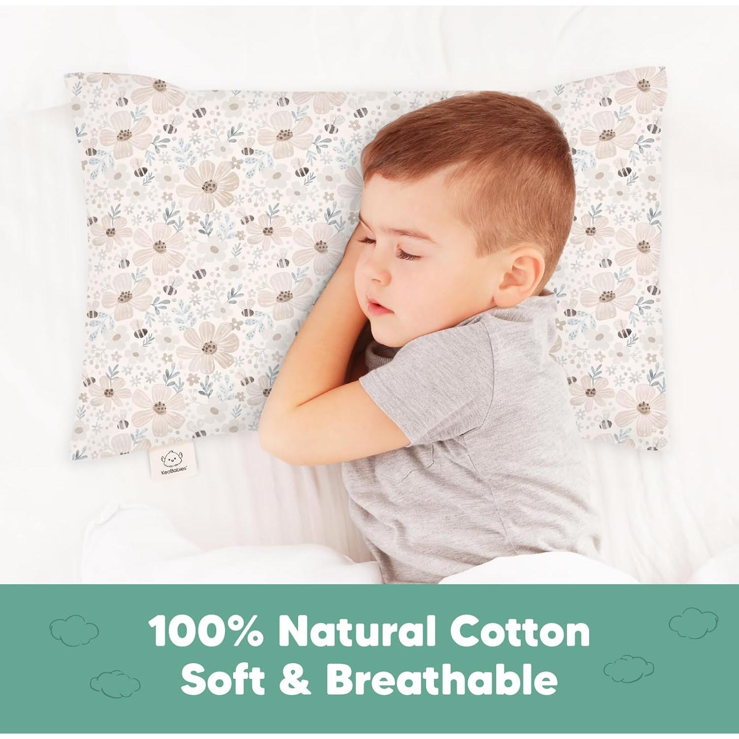 Funda de Almohada para Niños KeaBabies 33x46 cm Algodón Orgánico