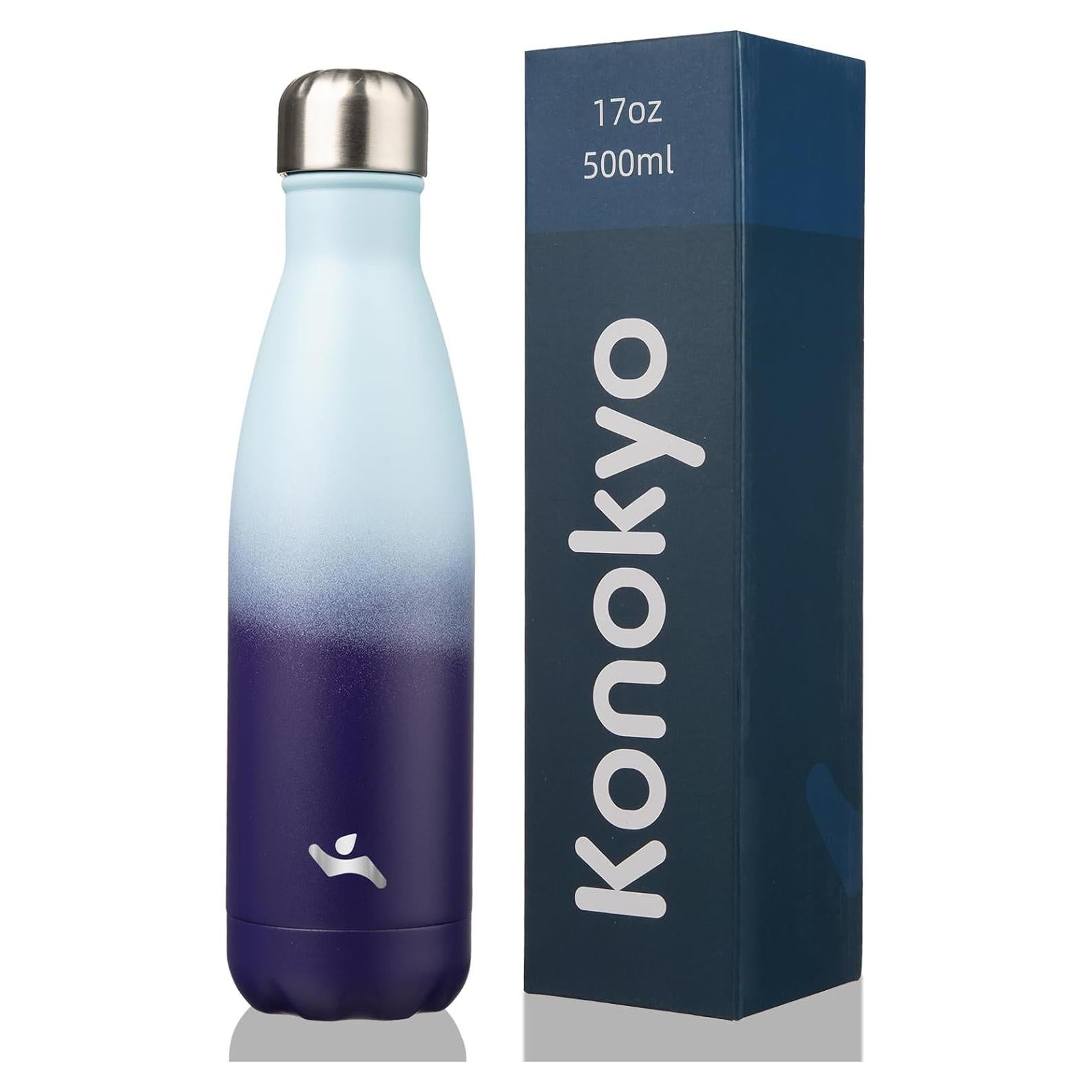 Botella de Agua Aislada Konokyo 500 ml Doble Pared Sueño Oceánico