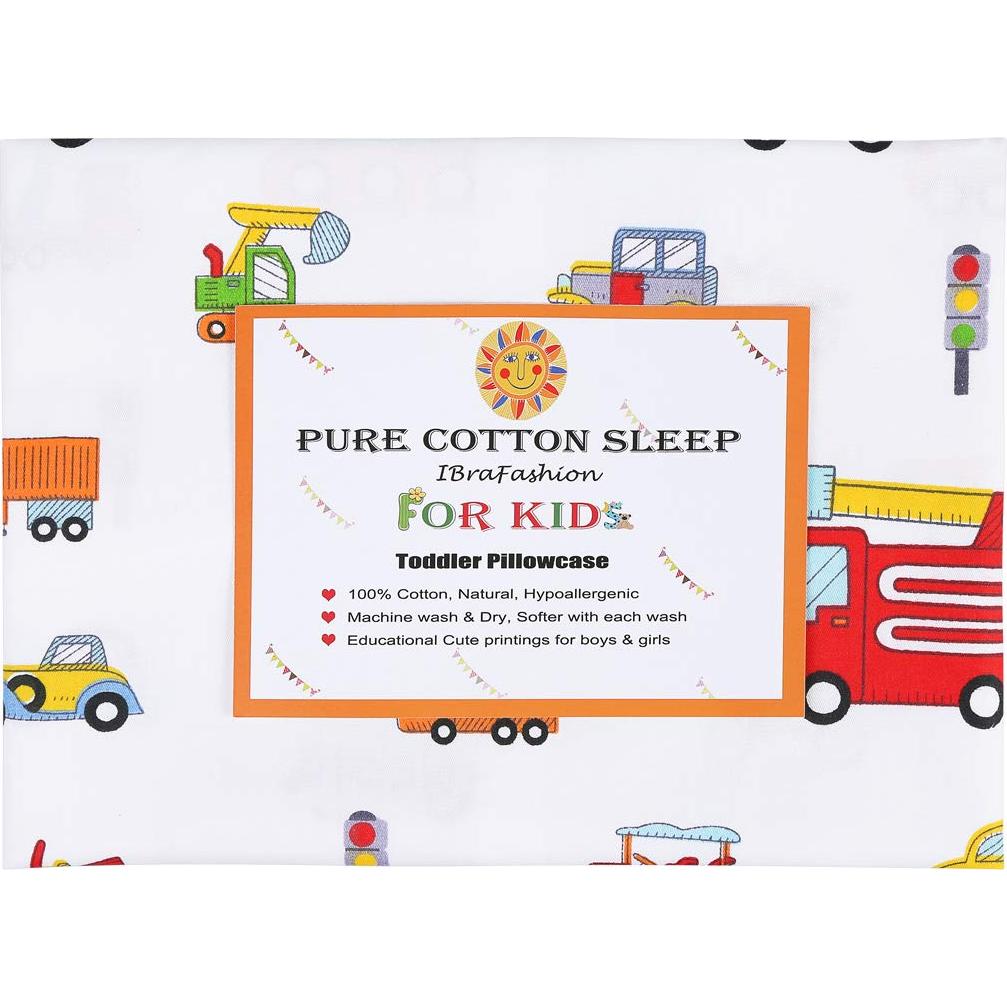 Funda de Almohada Infantil IBraFashion 100% Algodón 2 Piezas