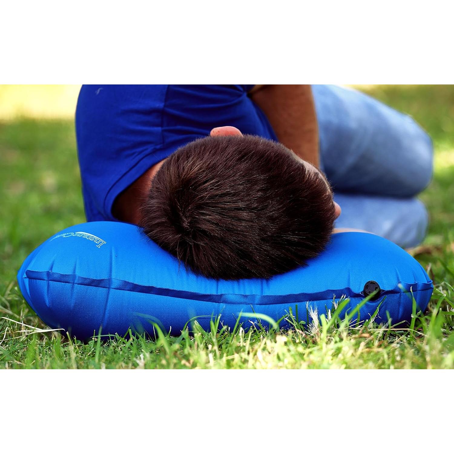 Almohada Inflable Ultraligera InstantCamp Gris 45.7x27.9cm