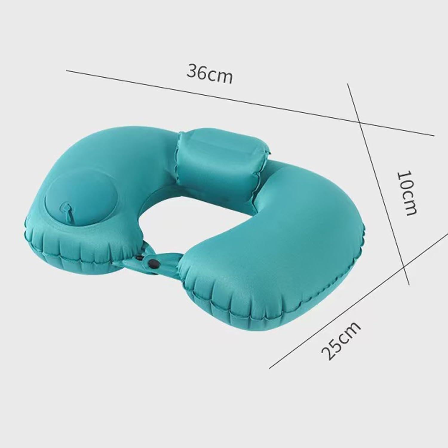 Almohada Inflable Ergonómica Sealjoyous - 2 Piezas para Viaje