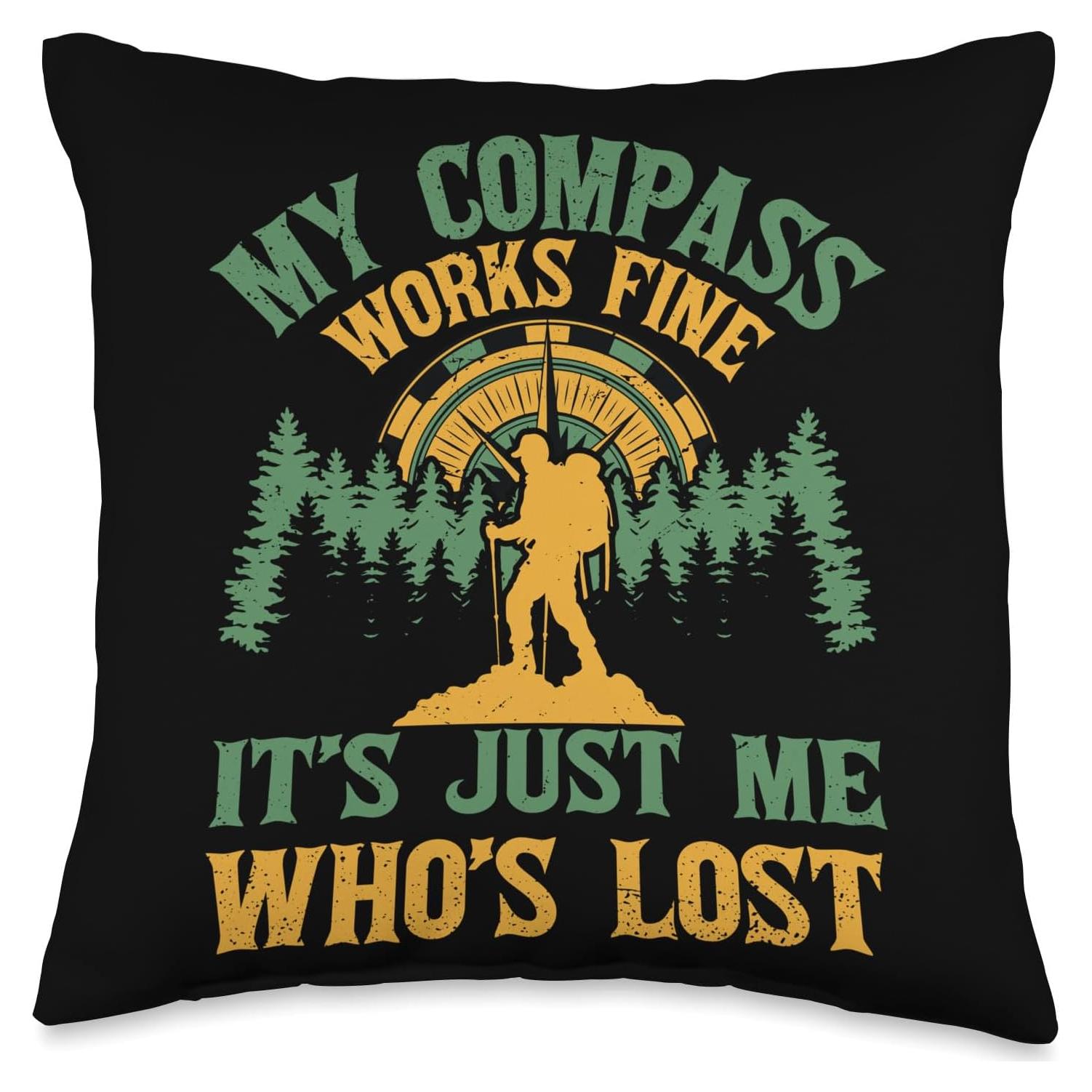 Cojín de Aventura para Senderismo Compass 16x16 pulgadas