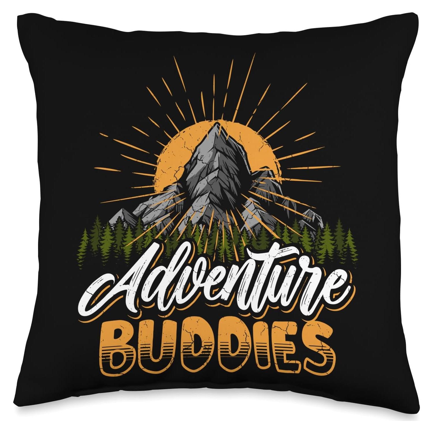 Cojín de Aventura Amigos para Senderismo 40x40 cm