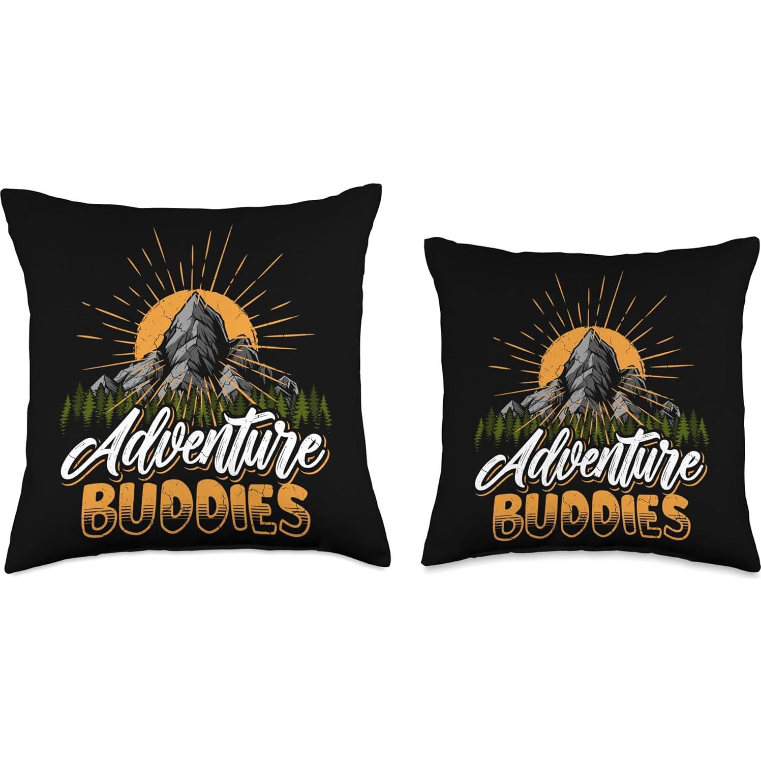 Cojín de Aventura Amigos para Senderismo 40x40 cm