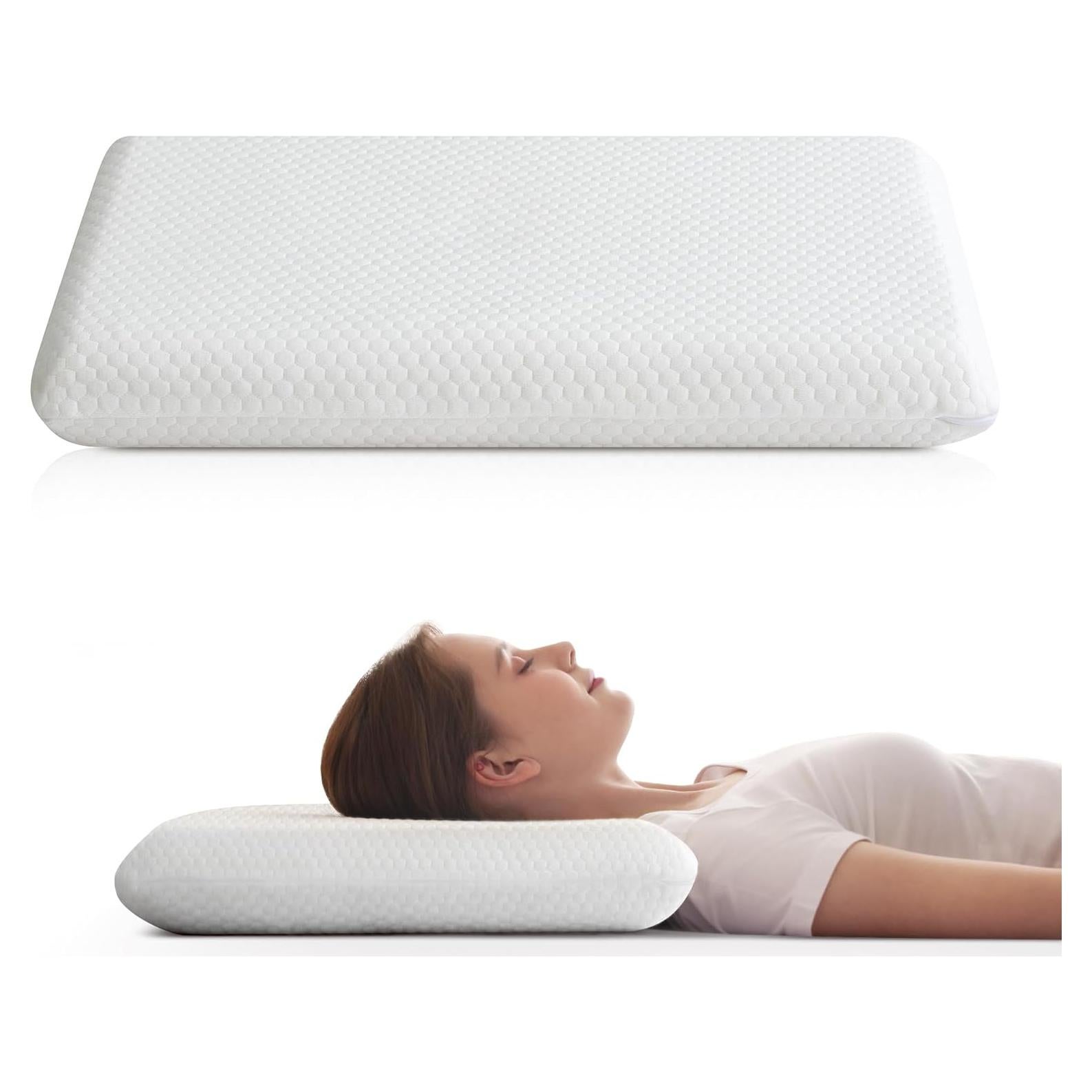 Almohada Plana Ultra Delgada AMICLIBER 6.99 cm Espuma de Memoria