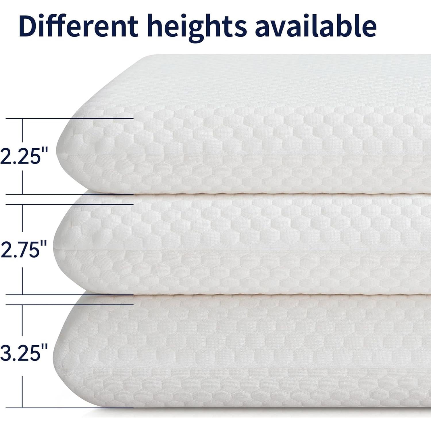 Almohada Plana Ultra Delgada AMICLIBER 6.99 cm Espuma de Memoria