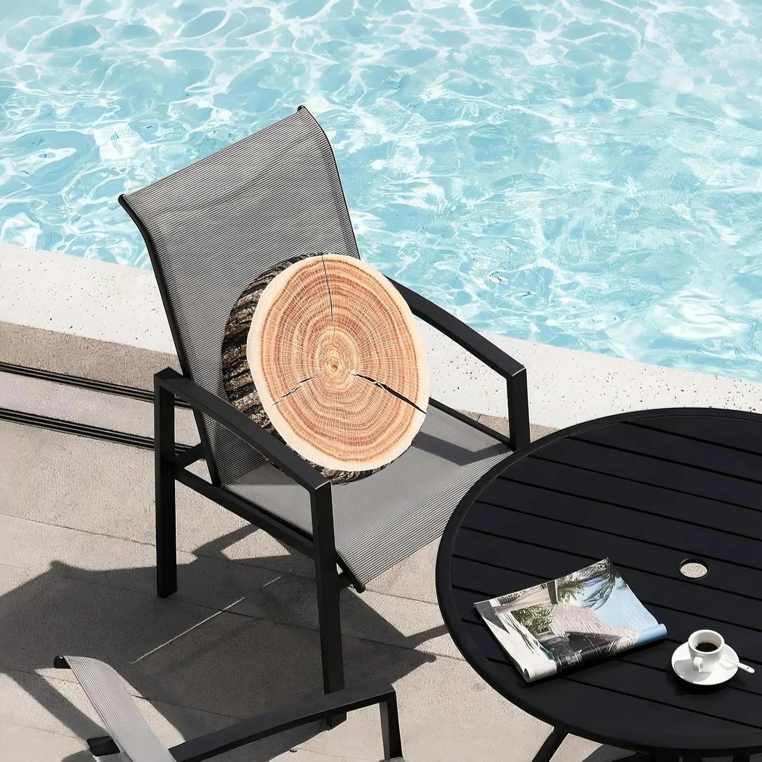 Cojín Redondo Impermeable HYSEAS 40.64 cm - 2 Paquete