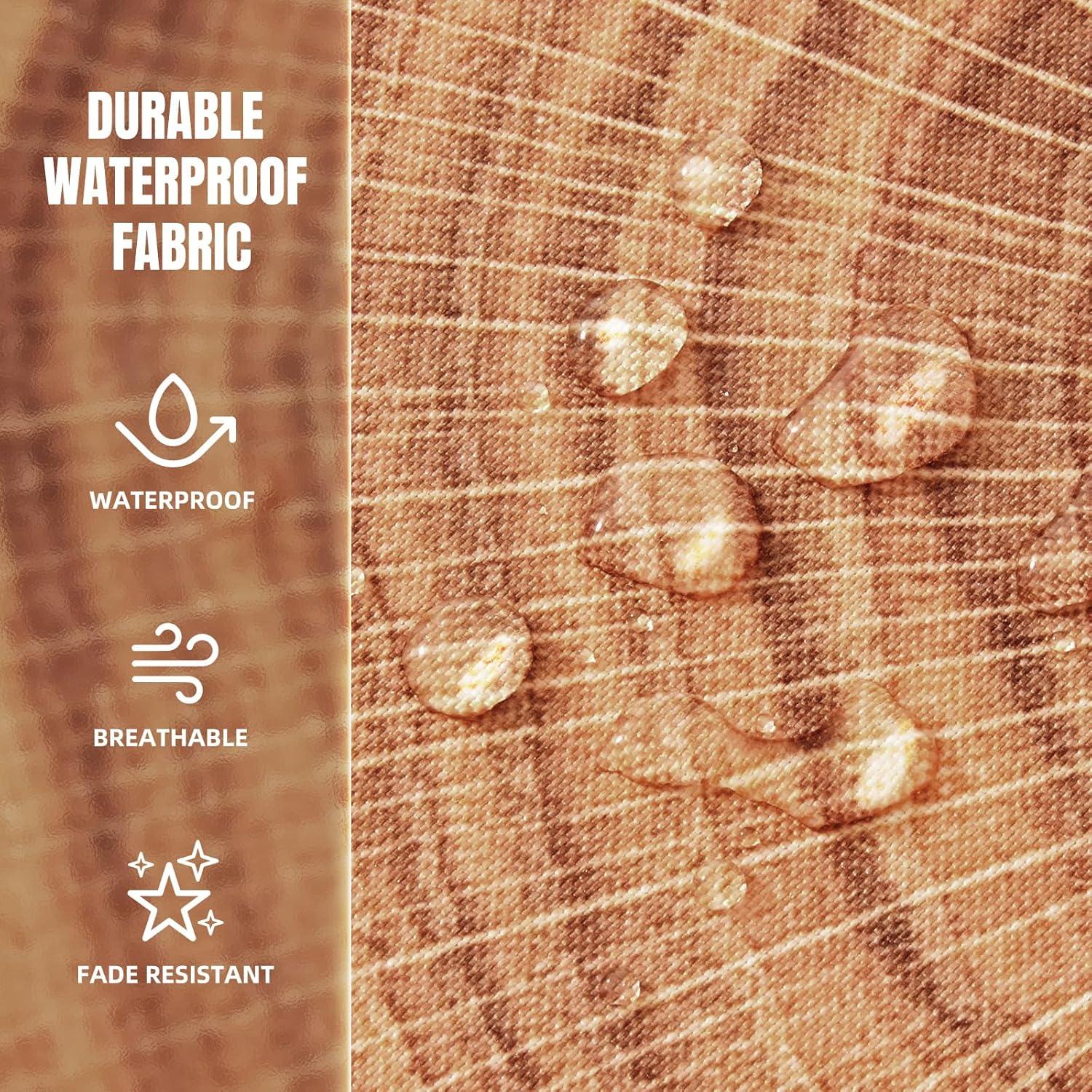 Cojín Redondo Impermeable HYSEAS 40.64 cm - 2 Paquete