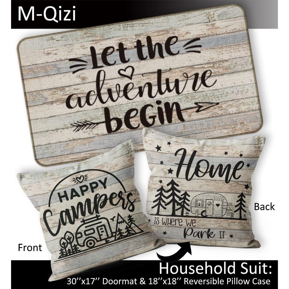 Juego de Fundas de Almohada y Alfombrilla M-Qizi 2 Piezas