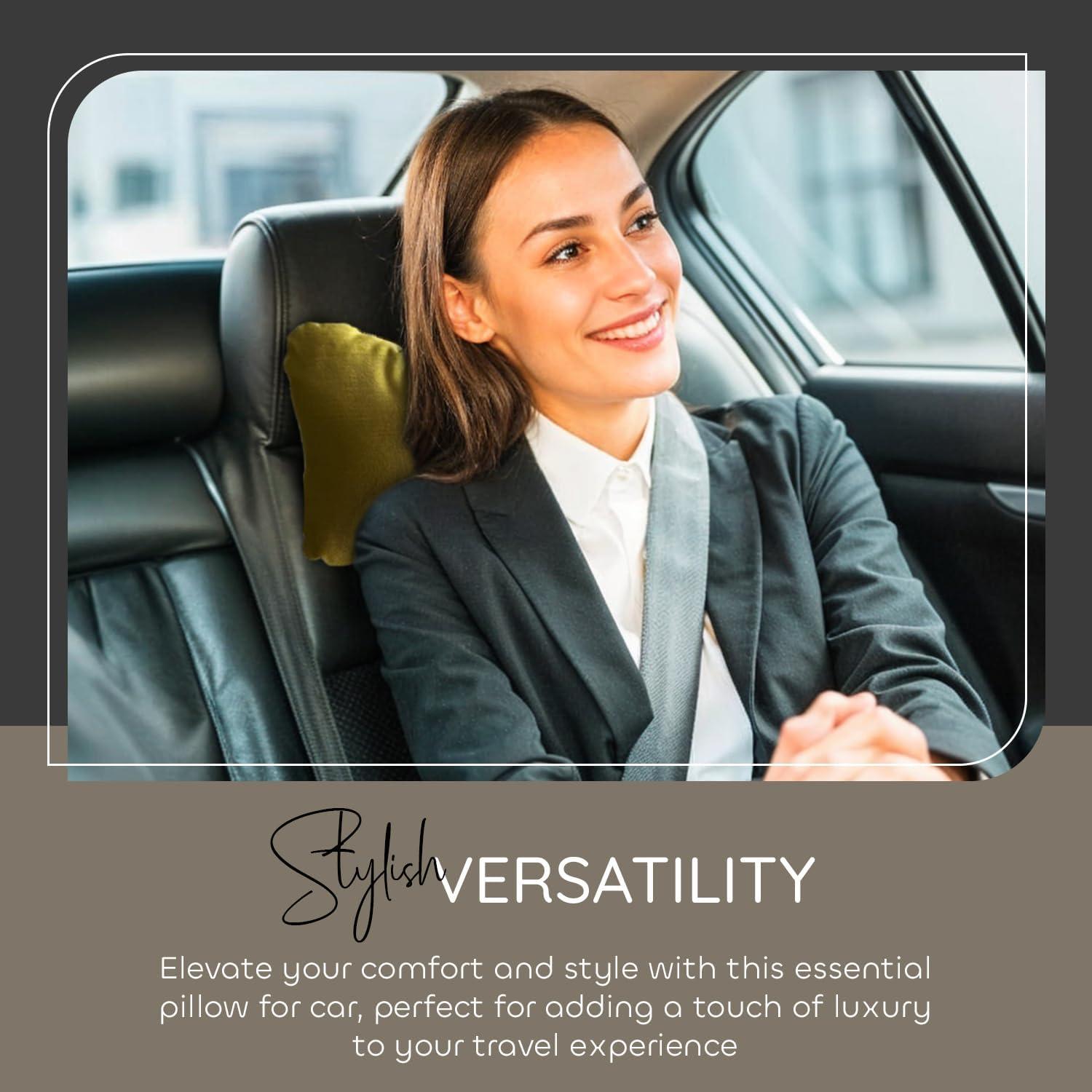 Almohada de Cuello Wear Sierra Verde - Microfibra Suave 28x18cm