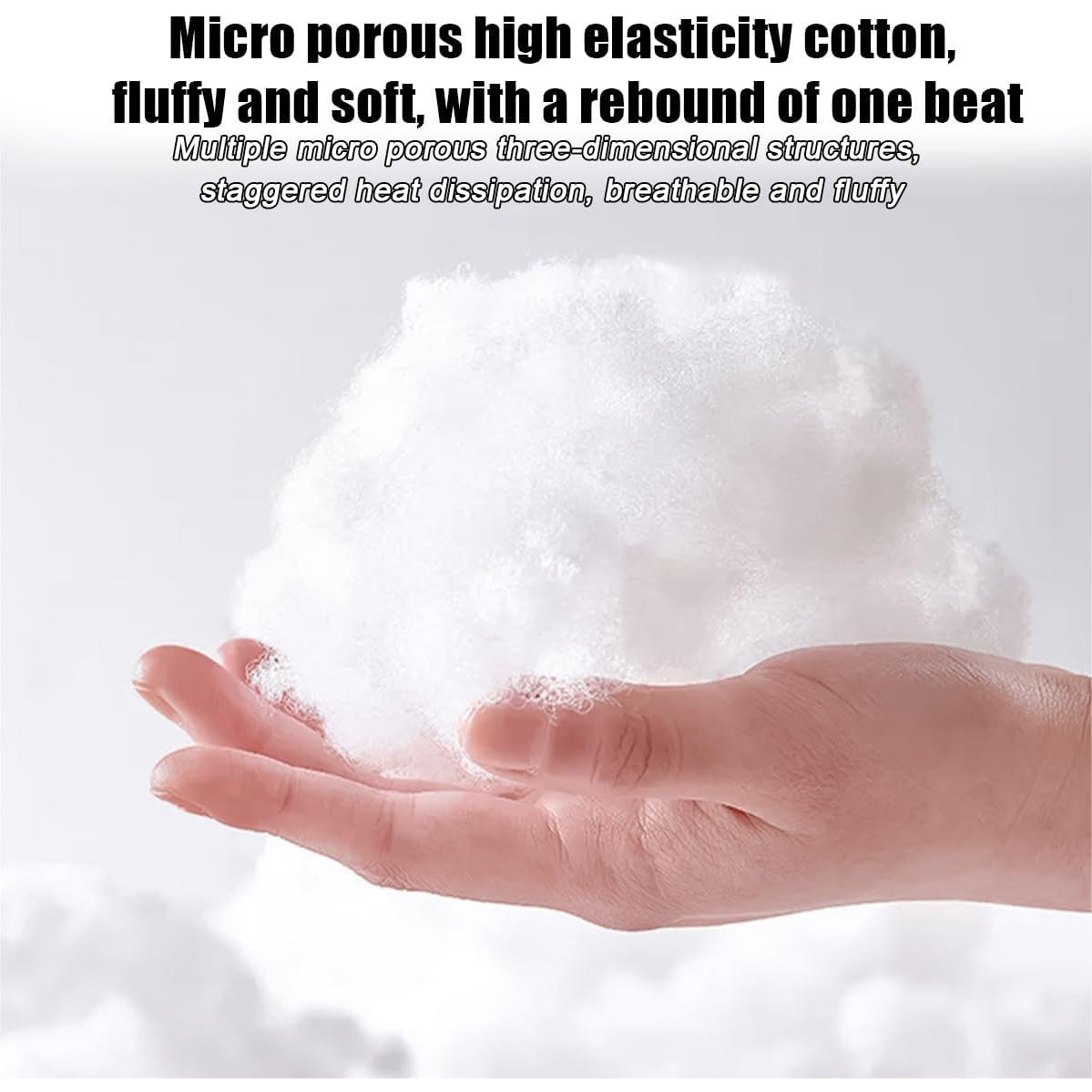 Almohada de Cuello Bittwee para Coche Ajustable Azul Cuadrícula