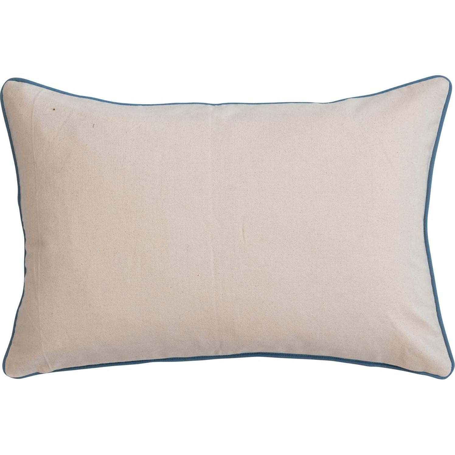 Funda de Almohada Lumbar Algodón Creative Co-Op 61x41 cm
