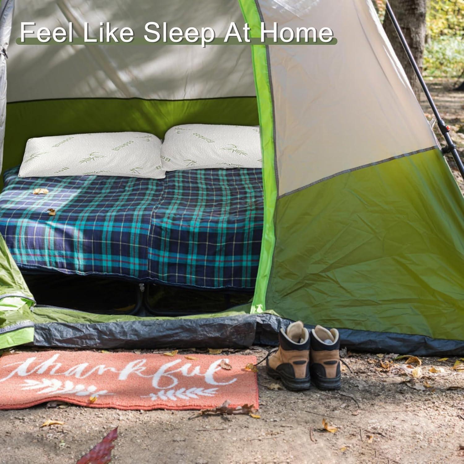 Almohada de Camping GIVANLEE Espuma Viscoelástica 1.80 kg