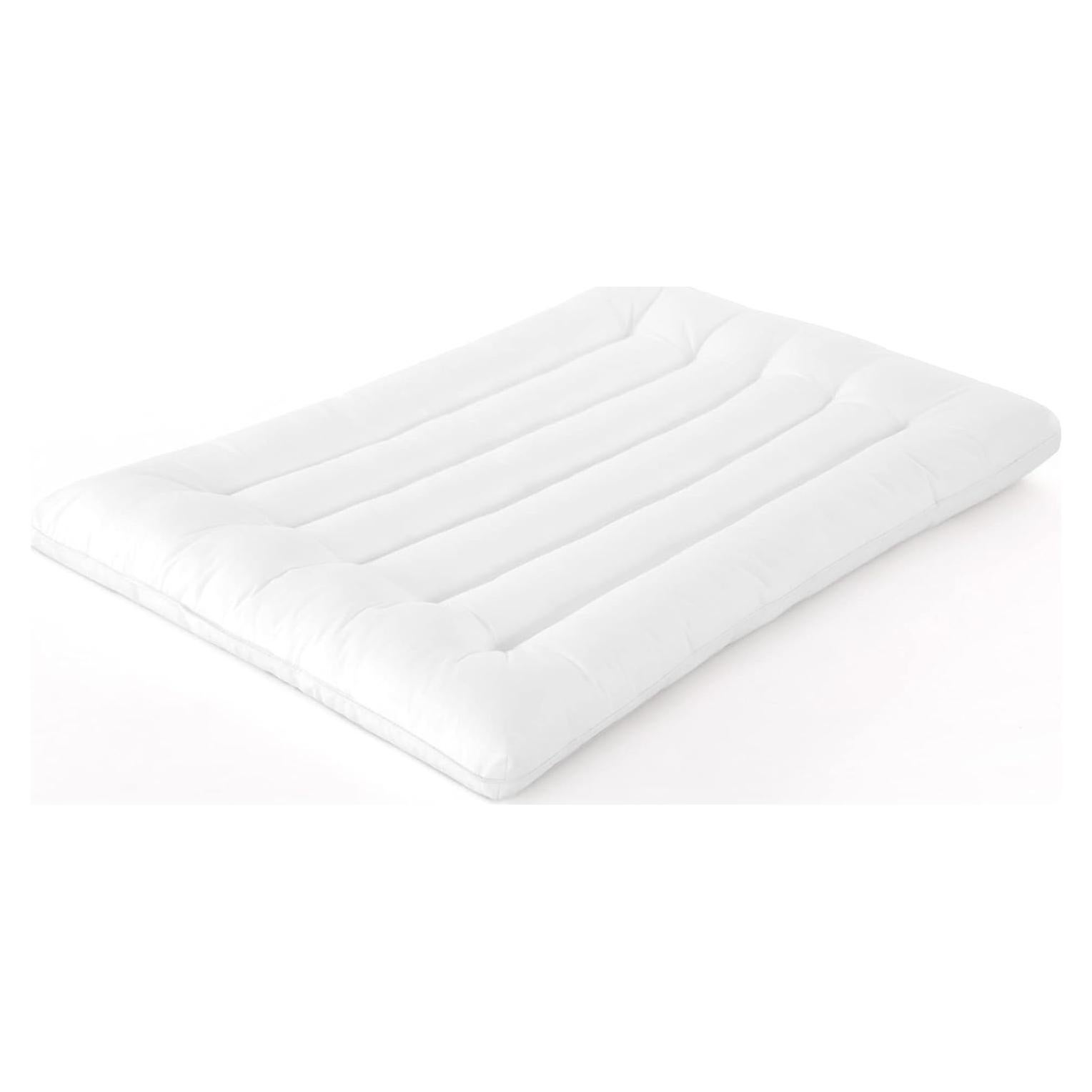 Almohada Ultra Delgada HOMBYS 100% Algodón Estándar 45.72x66.04 cm