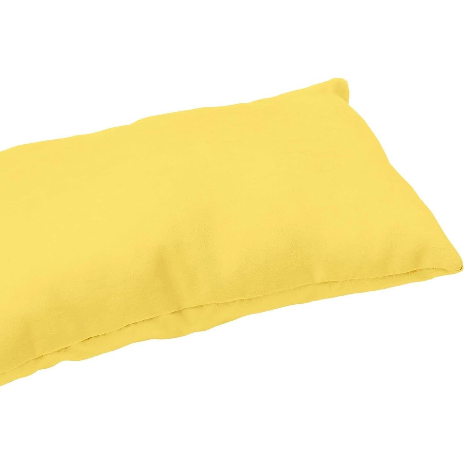 Juego de 2 Almohadas Pequeñas Marrywindix 24x14 cm Amarillo