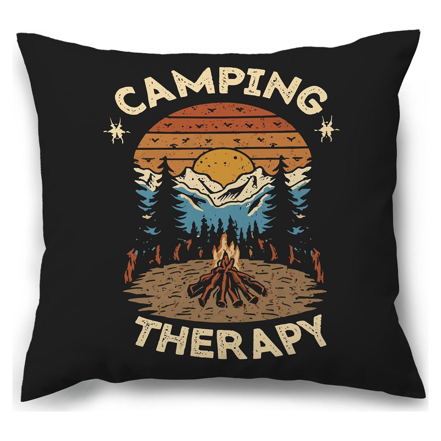 Funda de Cojín Decorativa Camping MNASAIOO 45x45cm