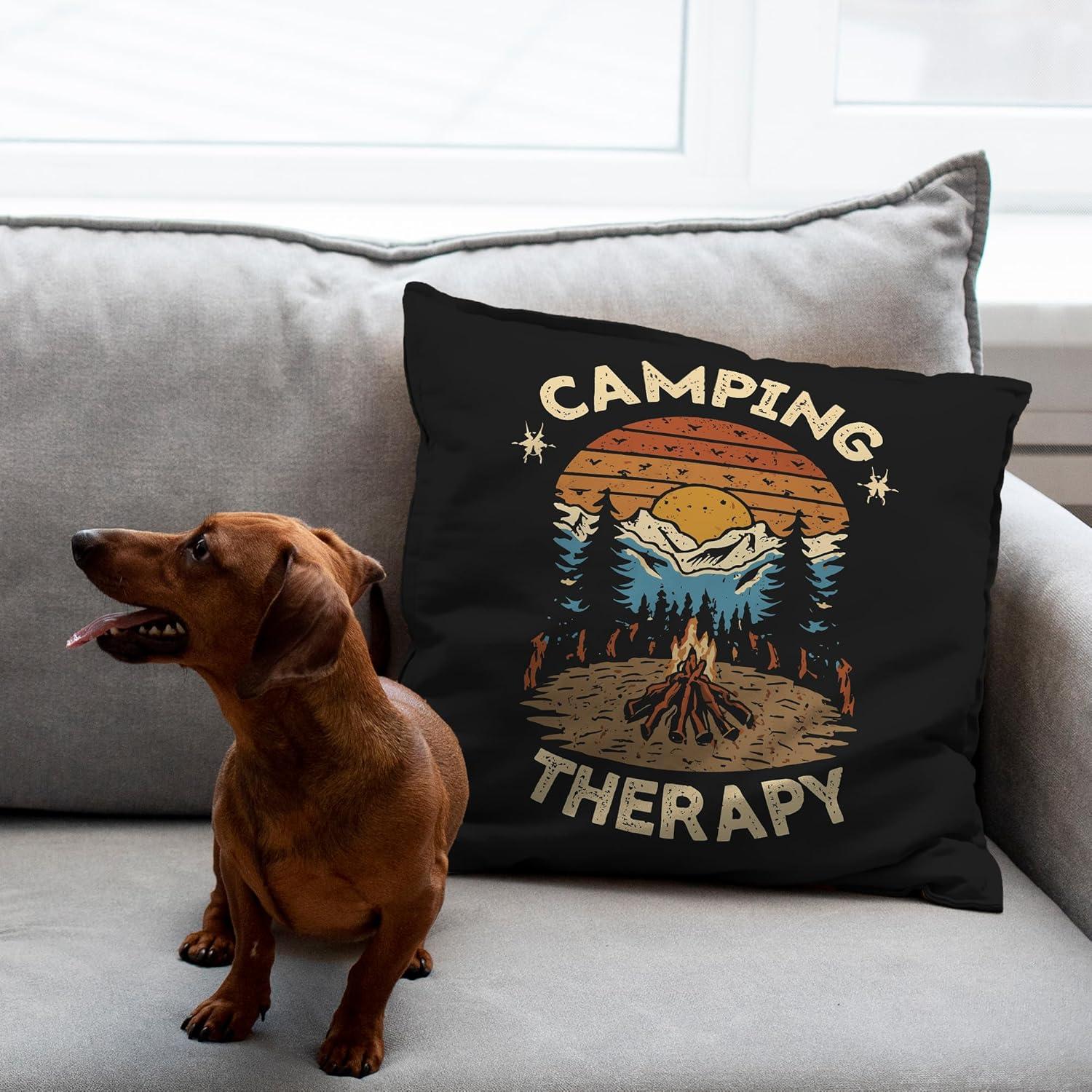 Funda de Cojín Decorativa Camping MNASAIOO 45x45cm