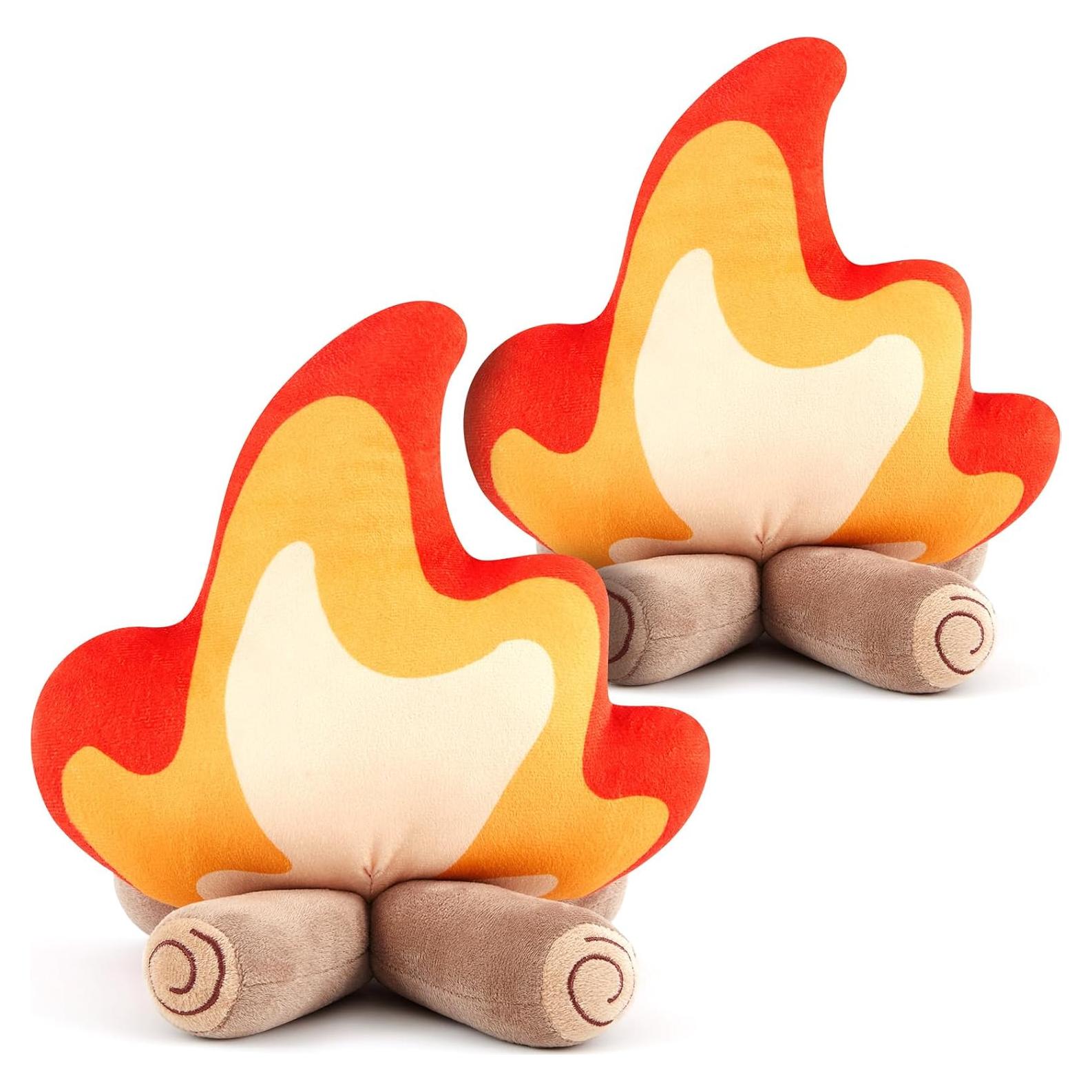 Juguetes de Peluche de Fogata PullCrease - 2 Piezas 27x30cm