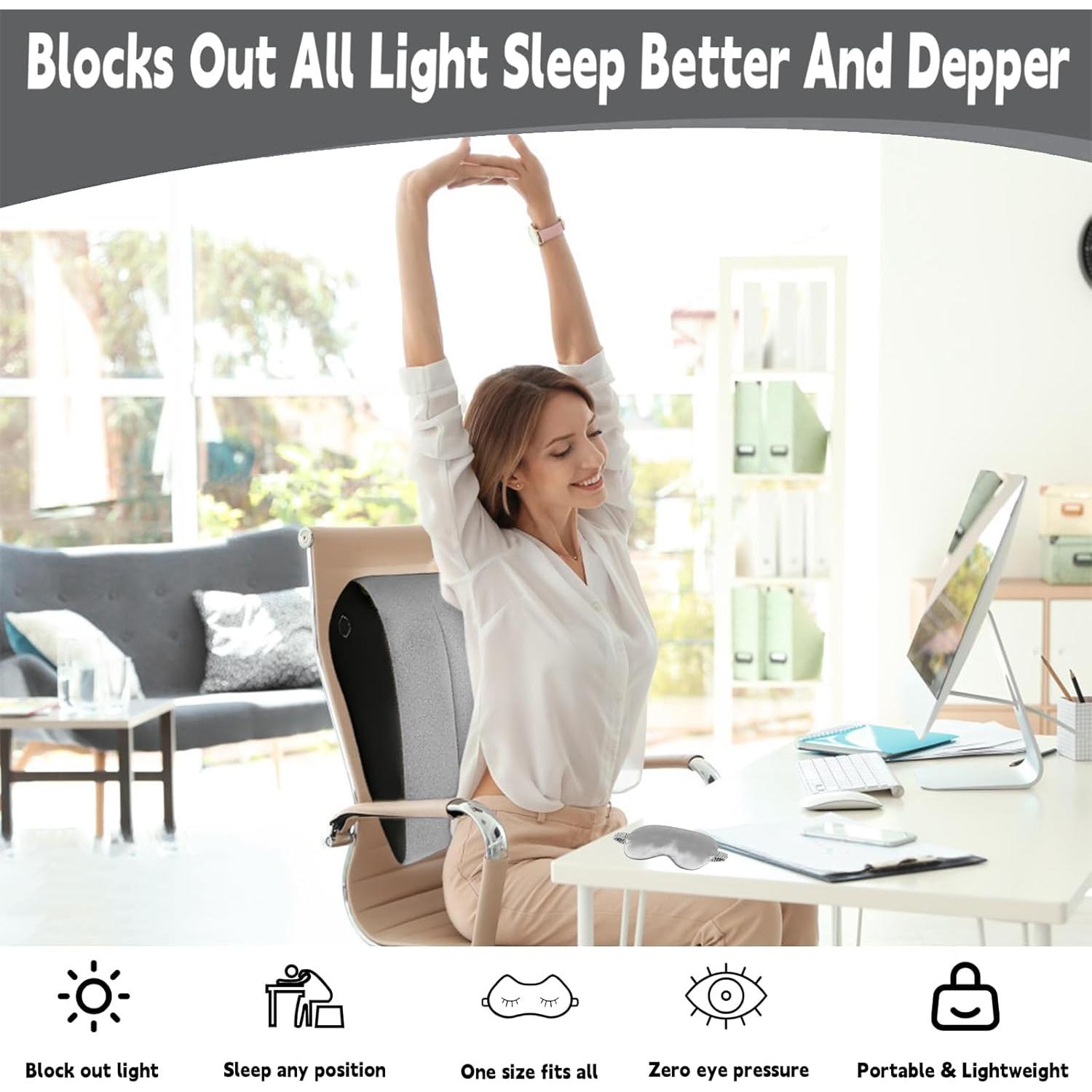 Almohada Wedge Inflable LaClover para Dormir y Viajar - Gris