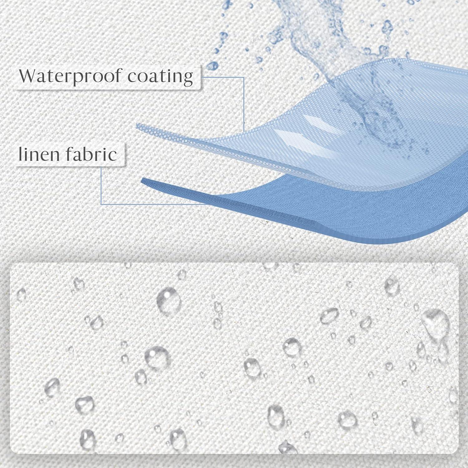 Cojines de Exterior Ashler 50 x 50 cm, Juego de 2 Impermeables