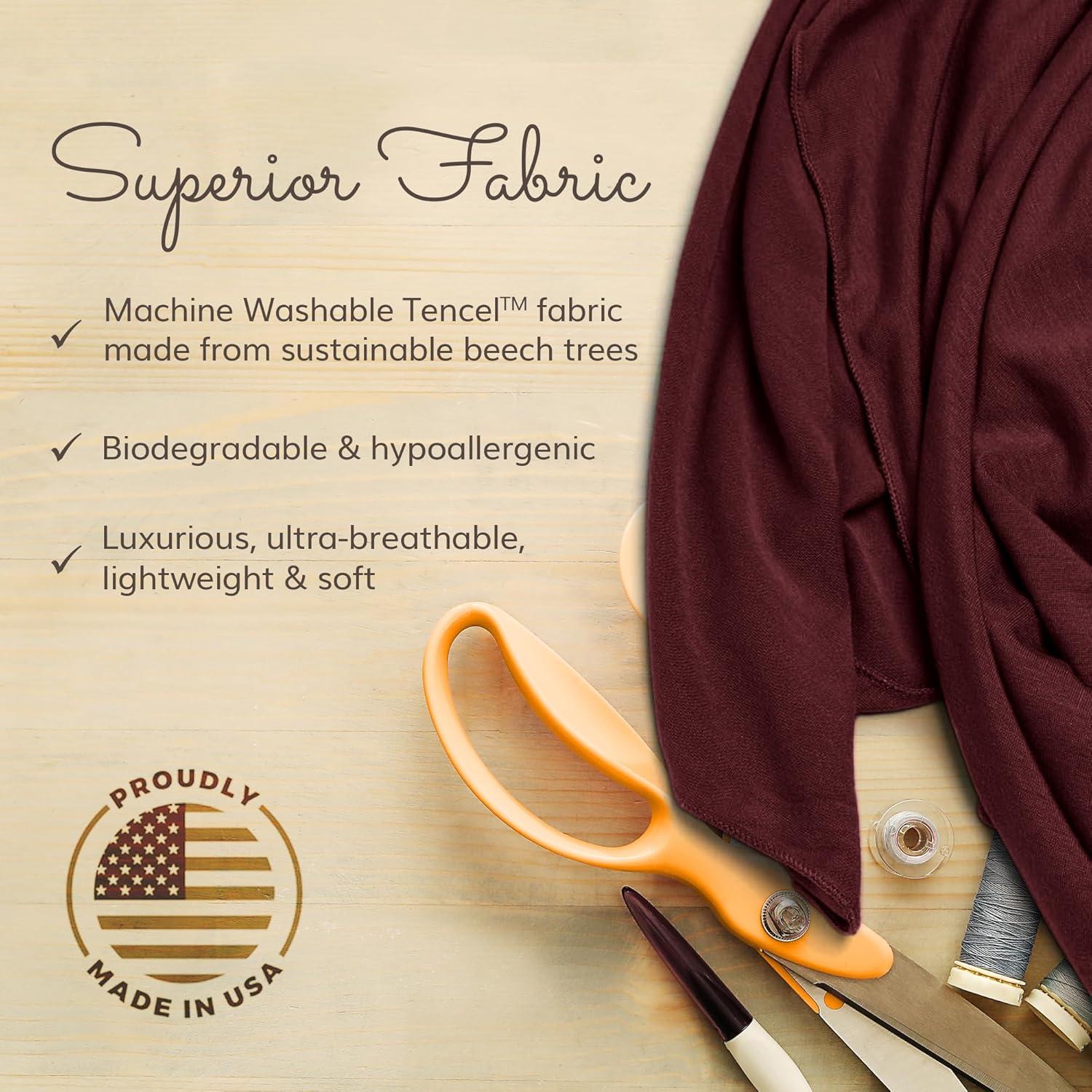 Almohada de Viaje Happyluxe Odyssey 43x33 cm TENCEL Rojo