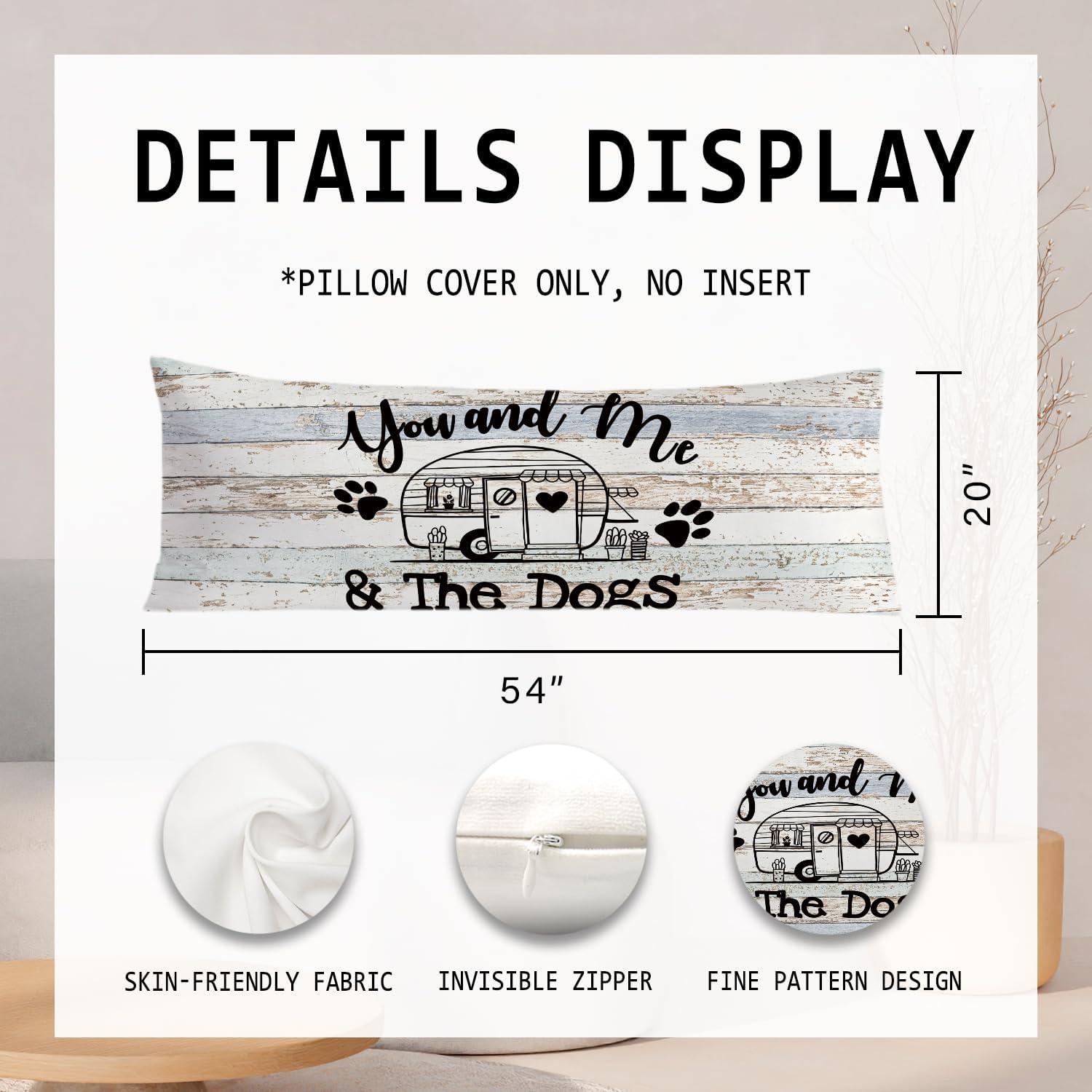 Funda de Almohada Corporal PIUD 50.8x137.2 cm Franela Art Deco