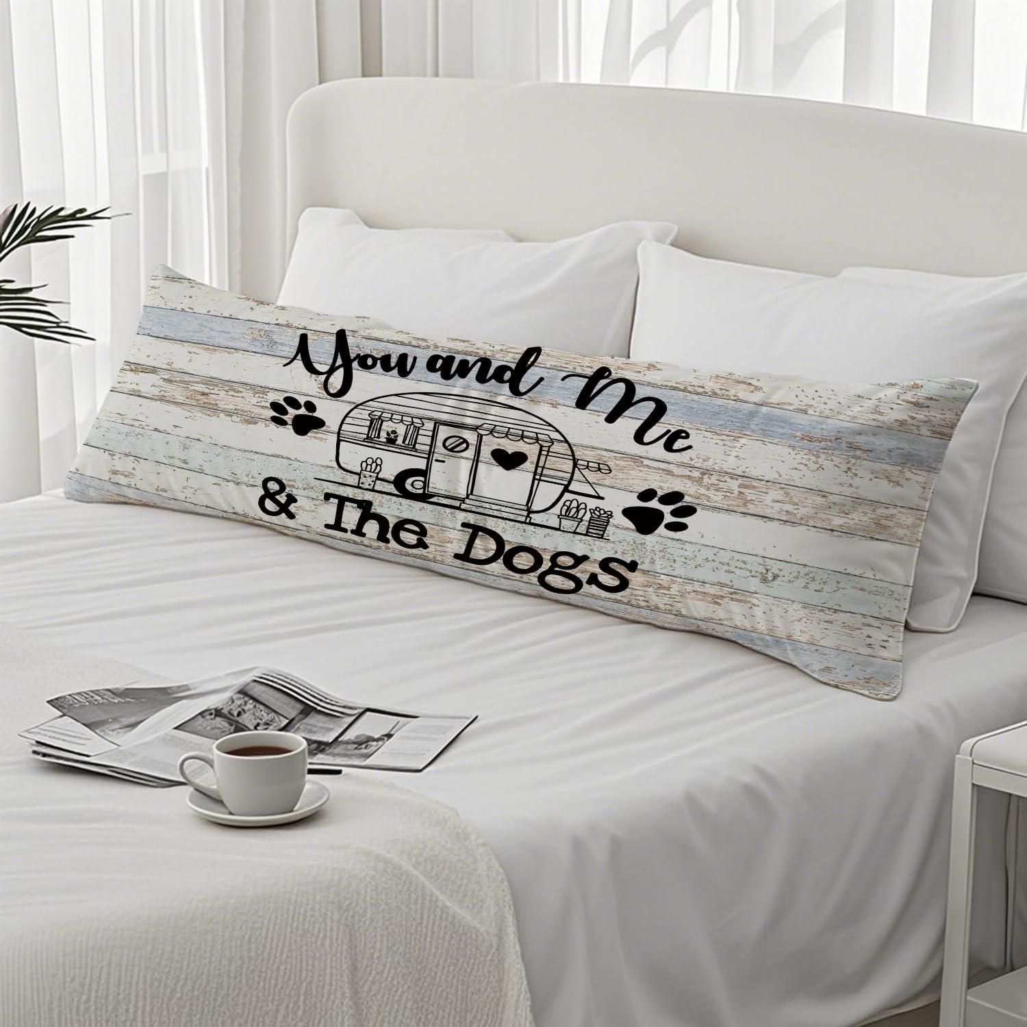 Funda de Almohada Corporal PIUD 50.8x137.2 cm Franela Art Deco